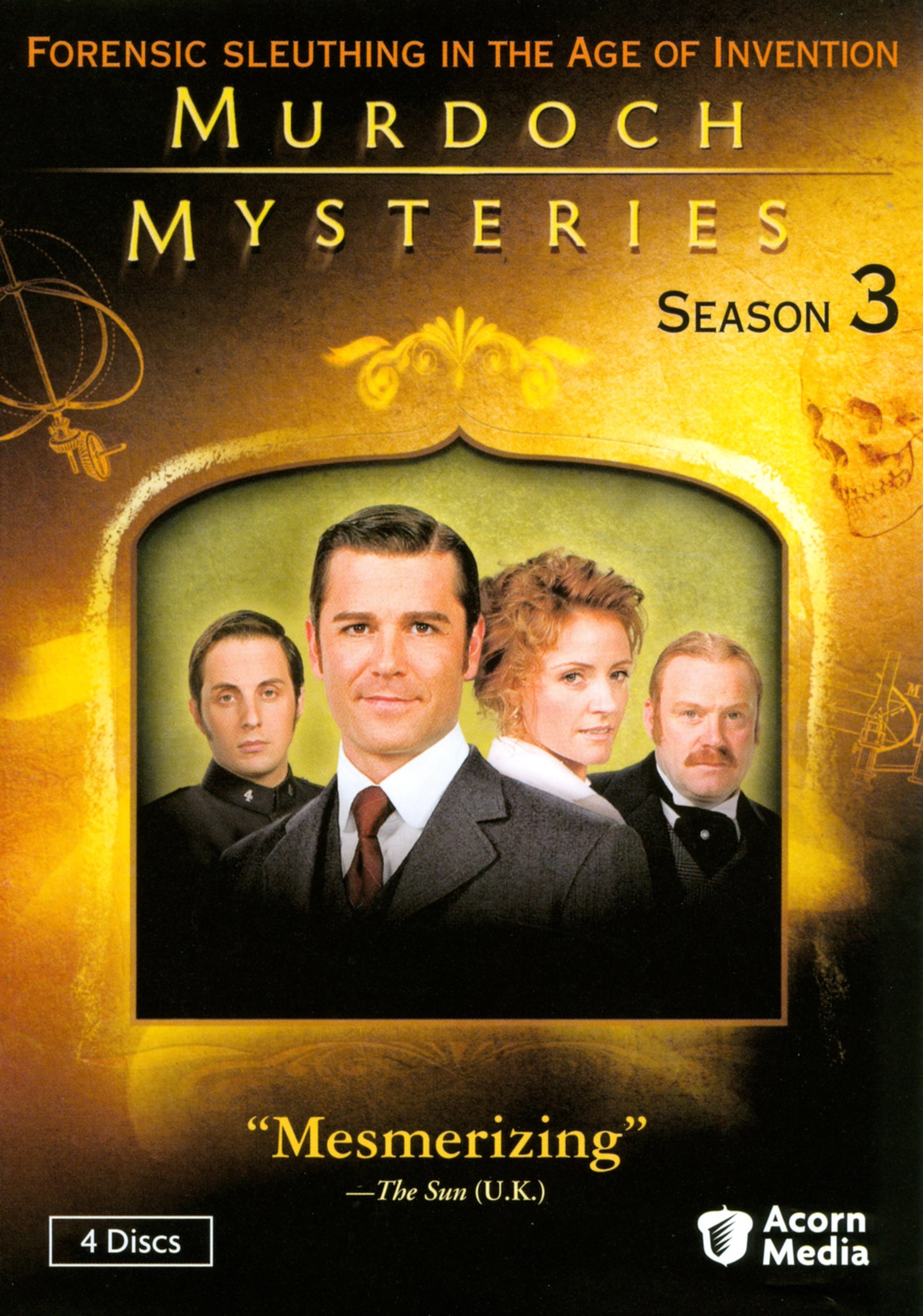 Murdoch Mysteries: Season Three [4 Discs] cover art