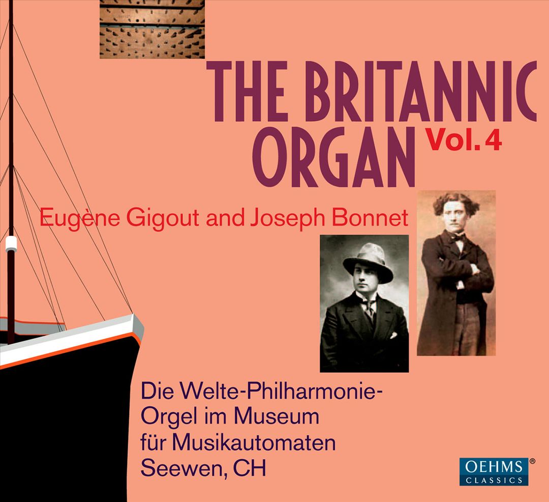 Britannic Organ, Vol. 4: Eugène Gigout, Joseph Bonnet cover art