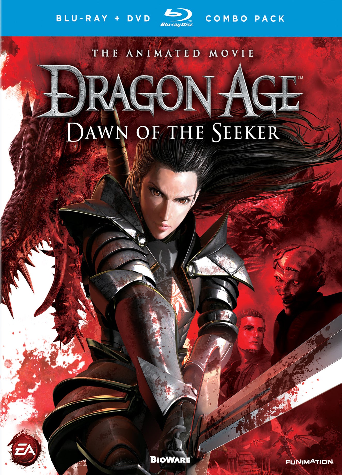Dragon Age: Dawn of the Seeker [2 Discs] [Blu-ray/DVD] cover art