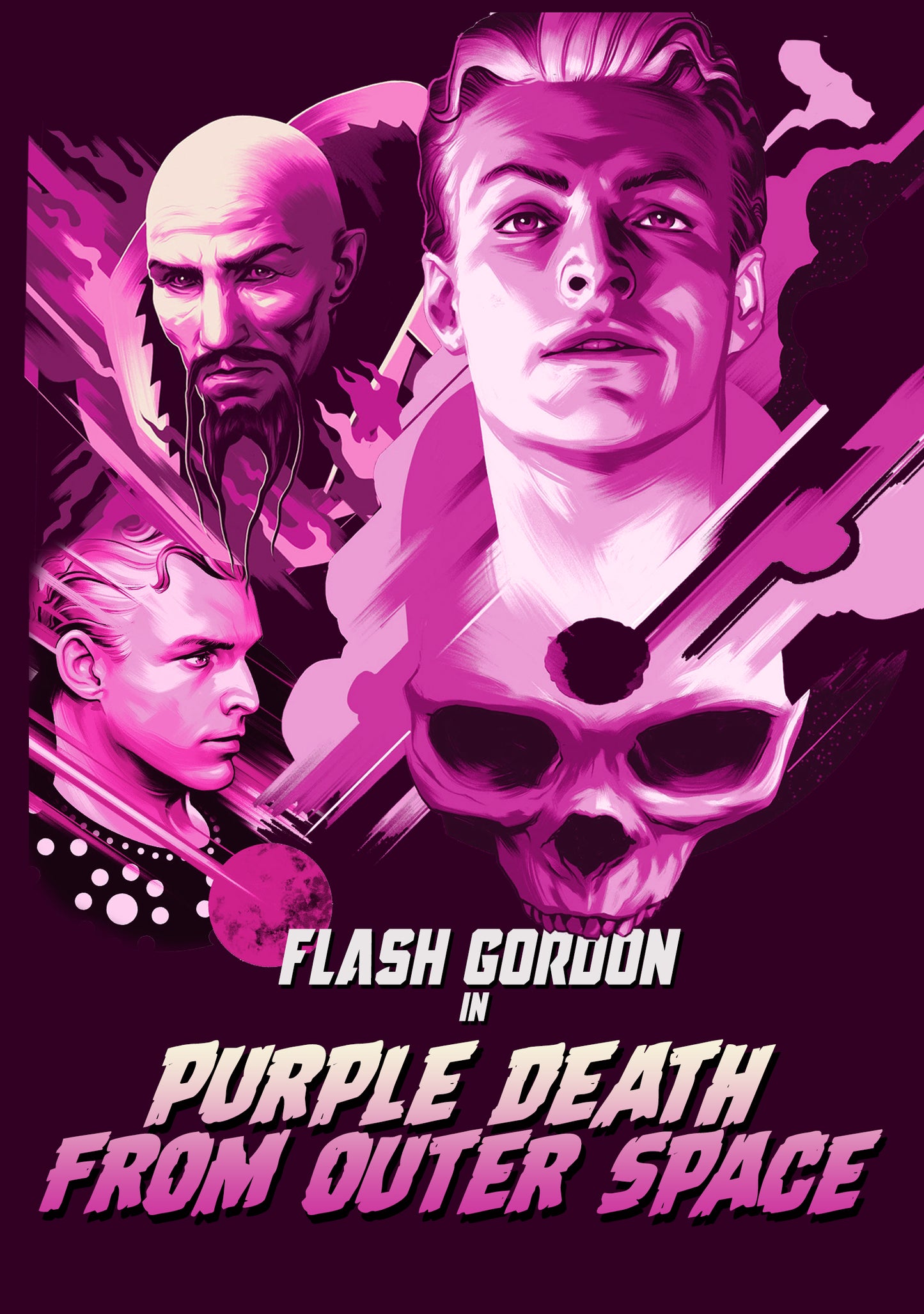 PURPLE DEATH FROM OUTER SPACE cover art