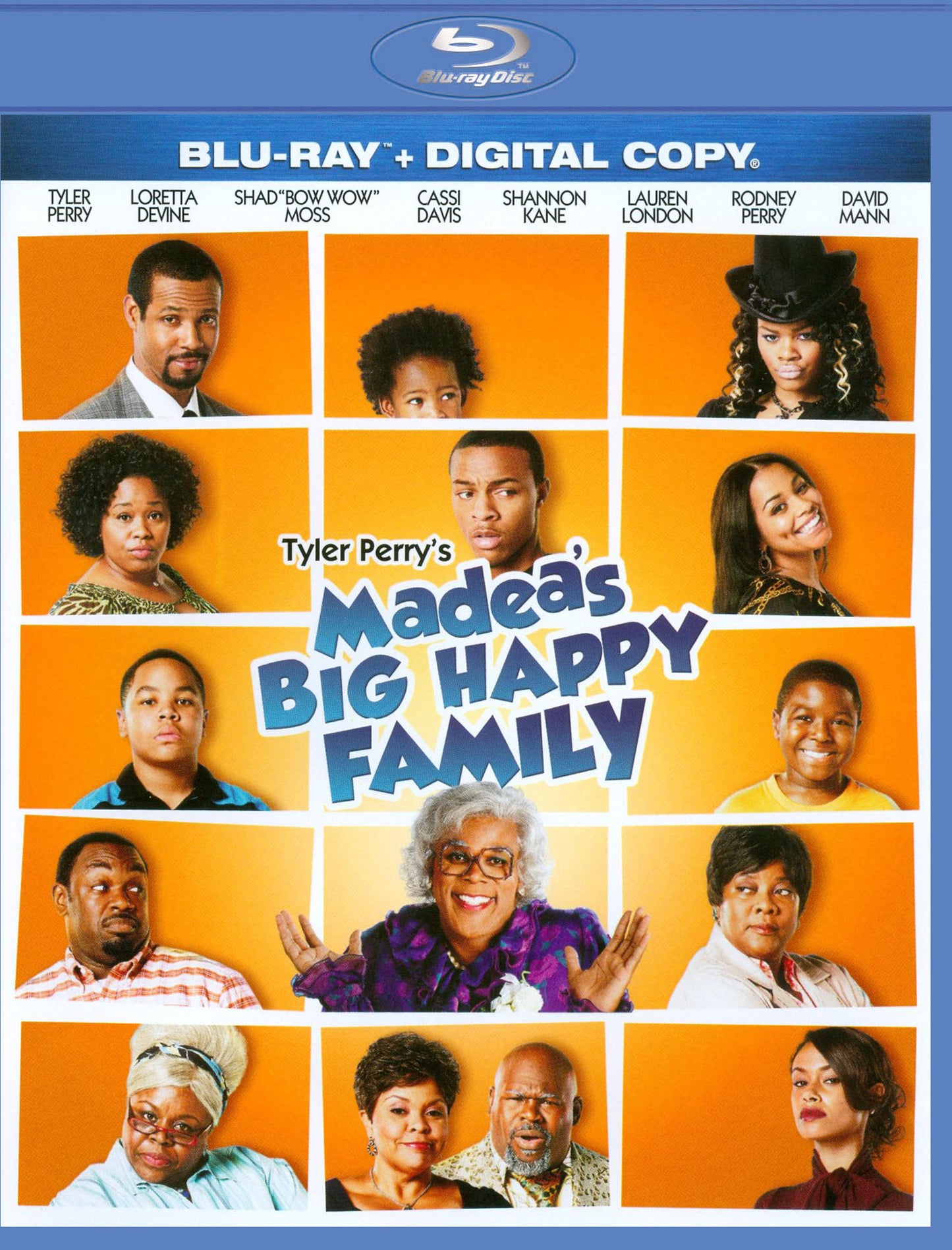 Tyler Perry's Madea's Big Happy Family [Includes Digital Copy] [Blu-ray] cover art