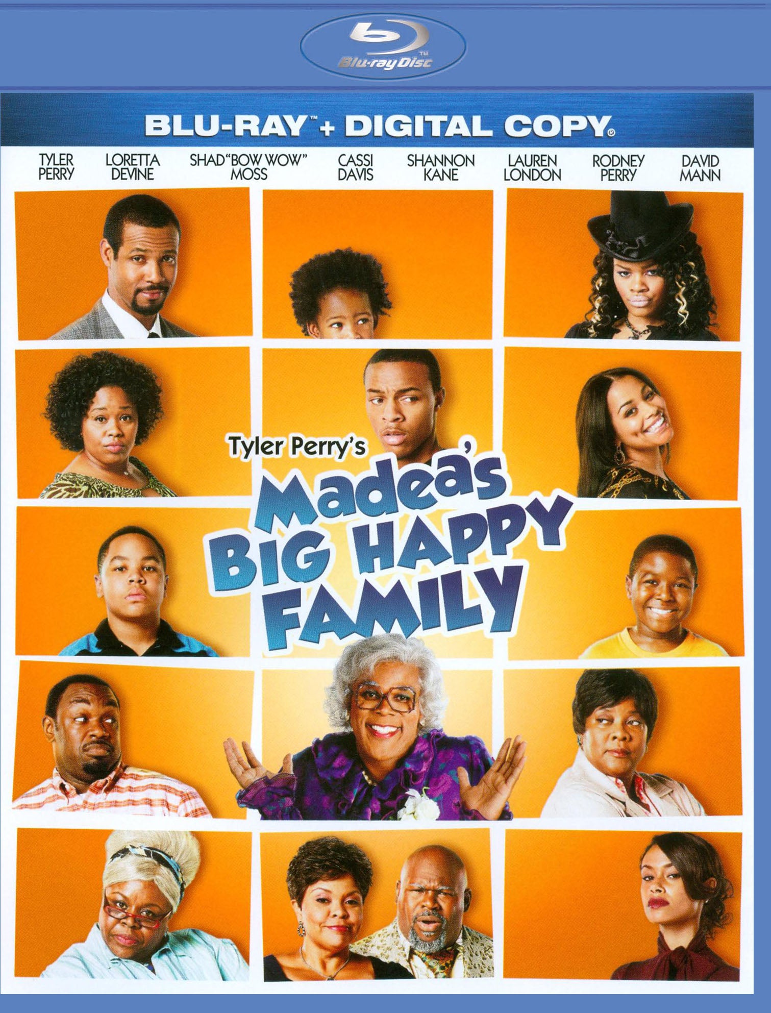 Tyler Perry's Madea's Big Happy Family [Includes Digital Copy] [Blu-ray] cover art