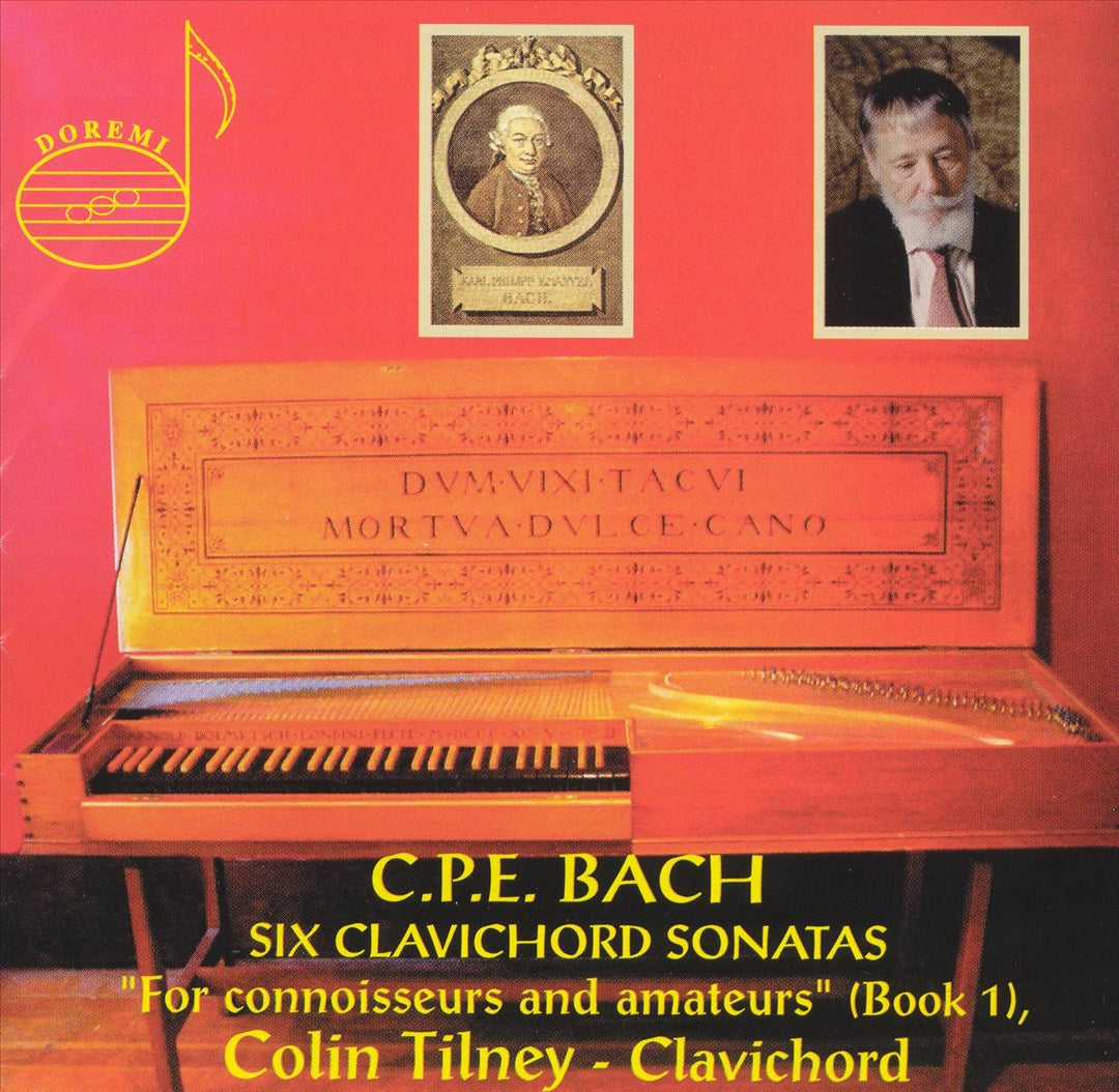 C.P.E. Bach: Six Clavichord Sonatas, Book 1 cover art
