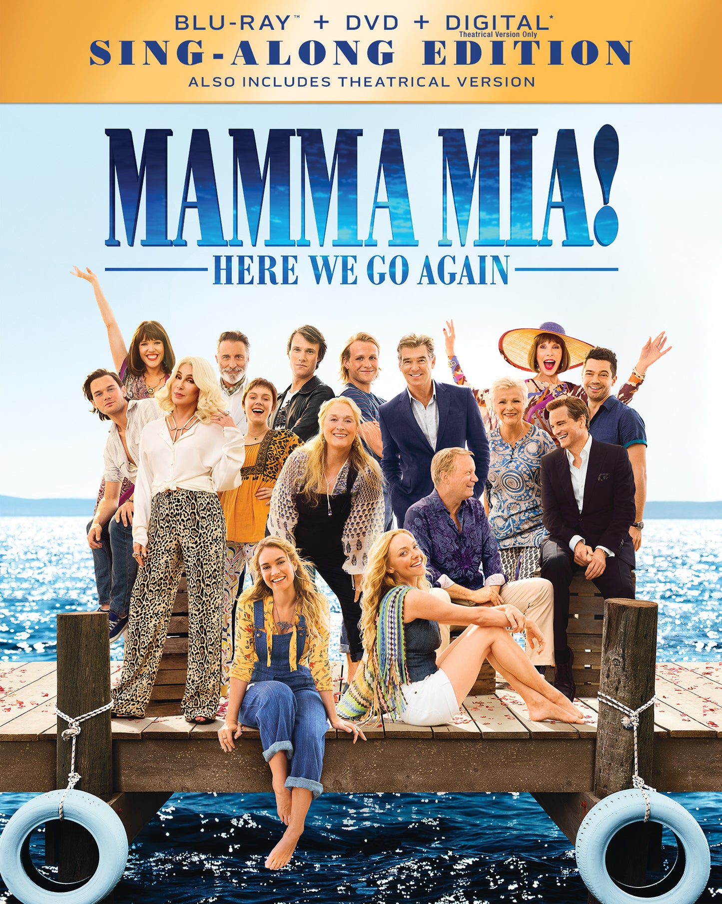 Mamma Mia! Here We Go Again [Includes Digital Copy] [Blu-ray/DVD] cover art