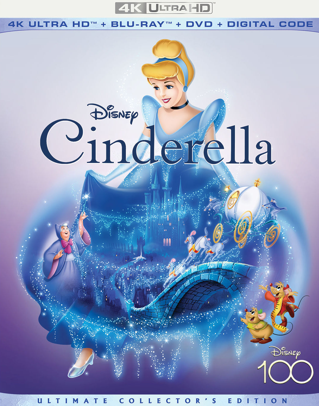Cinderella [Includes Digital Copy] [4K Ultra HD Blu-ray/Blu-ray] cover art