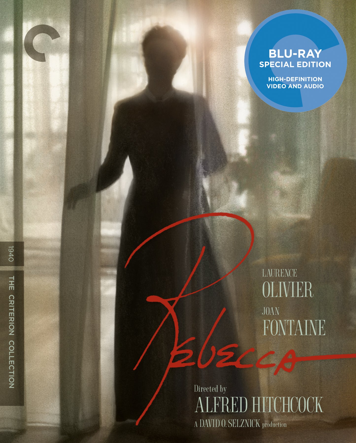 Rebecca [Criterion Collection] [Blu-ray] [2 Discs] cover art