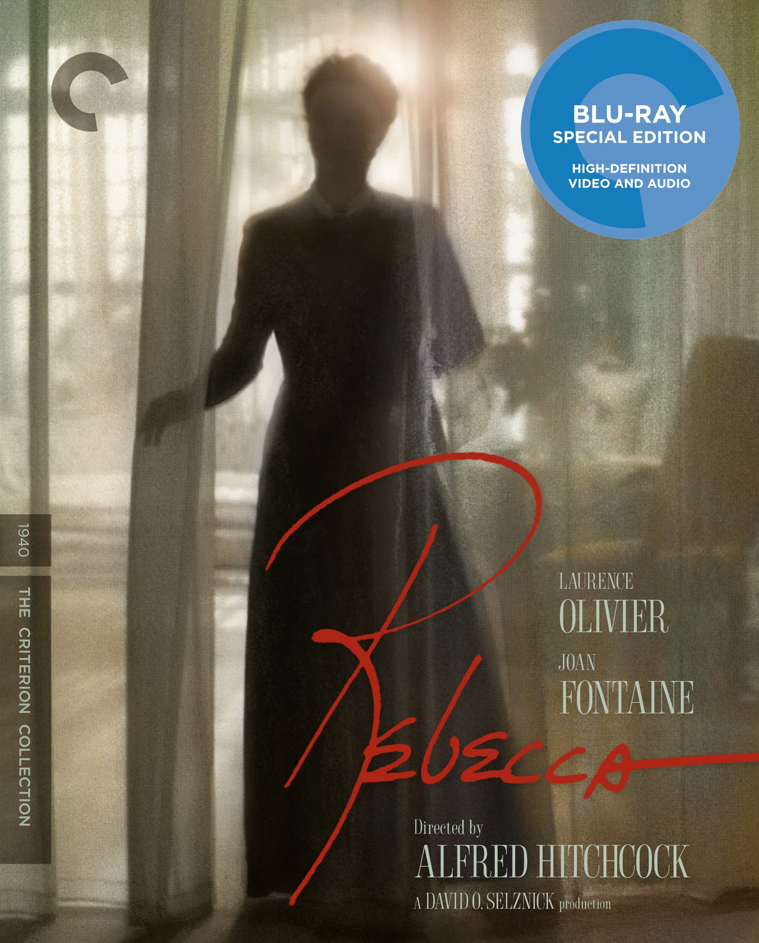 Rebecca [Criterion Collection] [Blu-ray] [2 Discs] cover art
