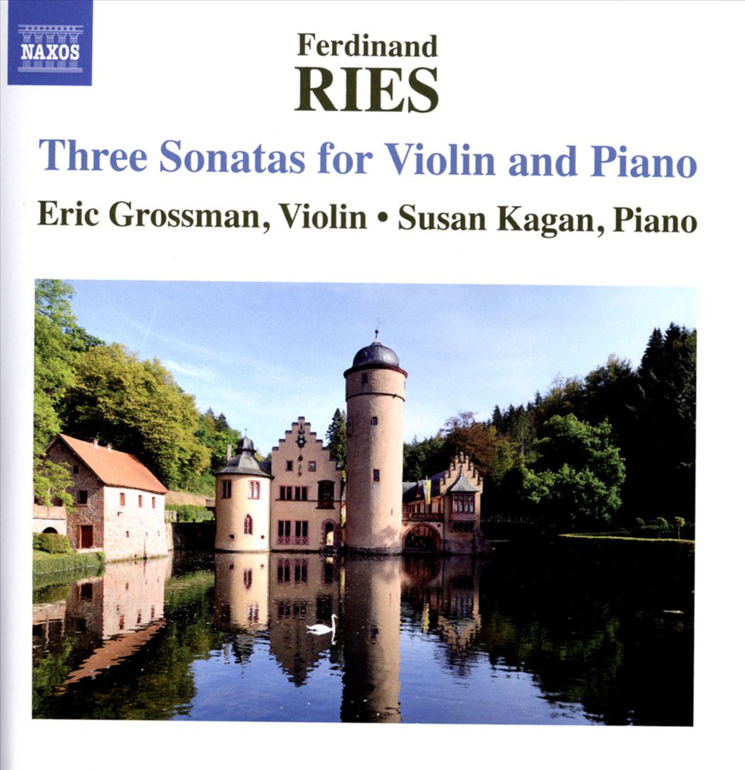 Ries: Three Sonatas for Violn and Piano cover art