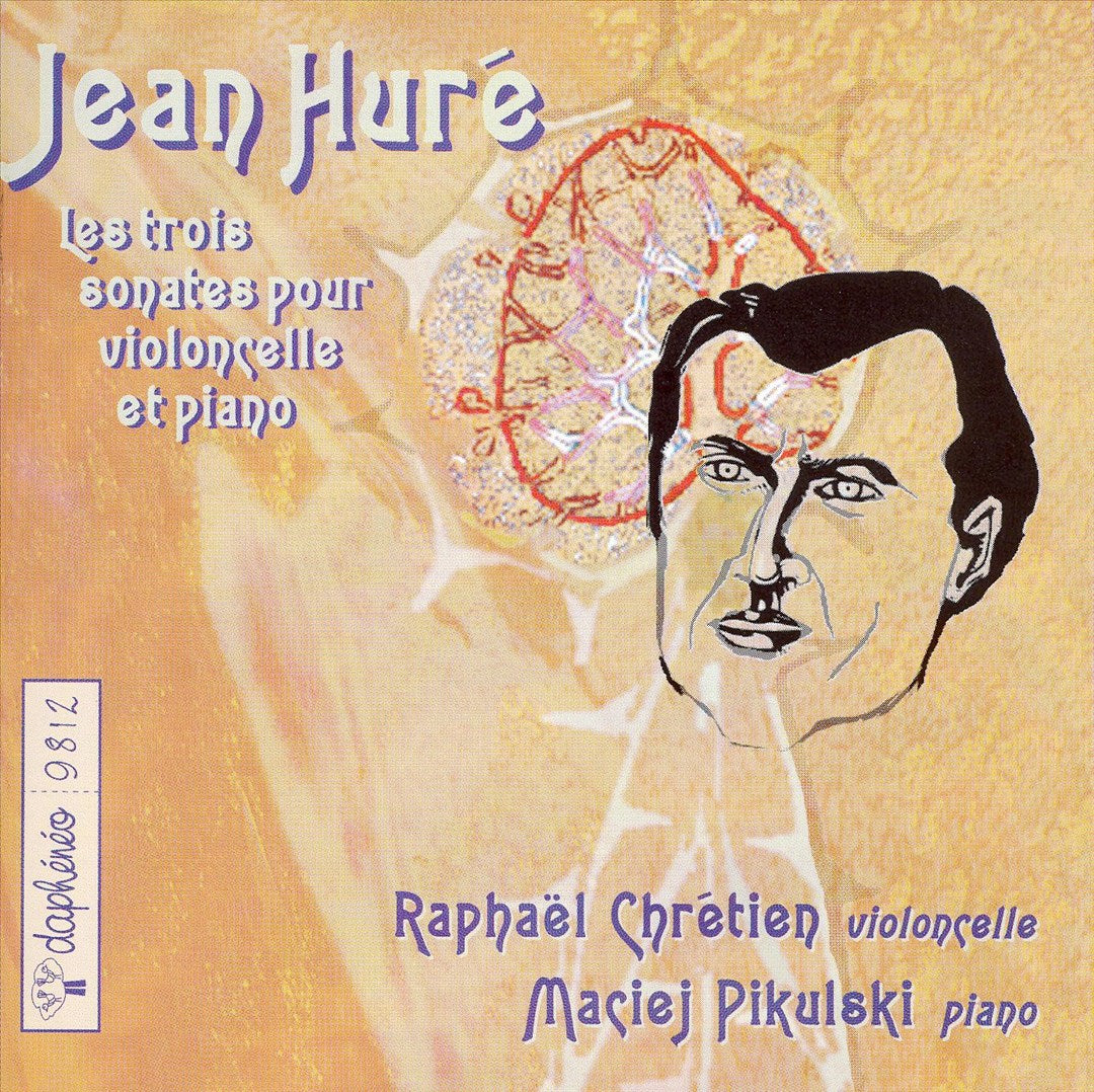 Jean Huré: Les trois sonates pour violoncelle et piano cover art