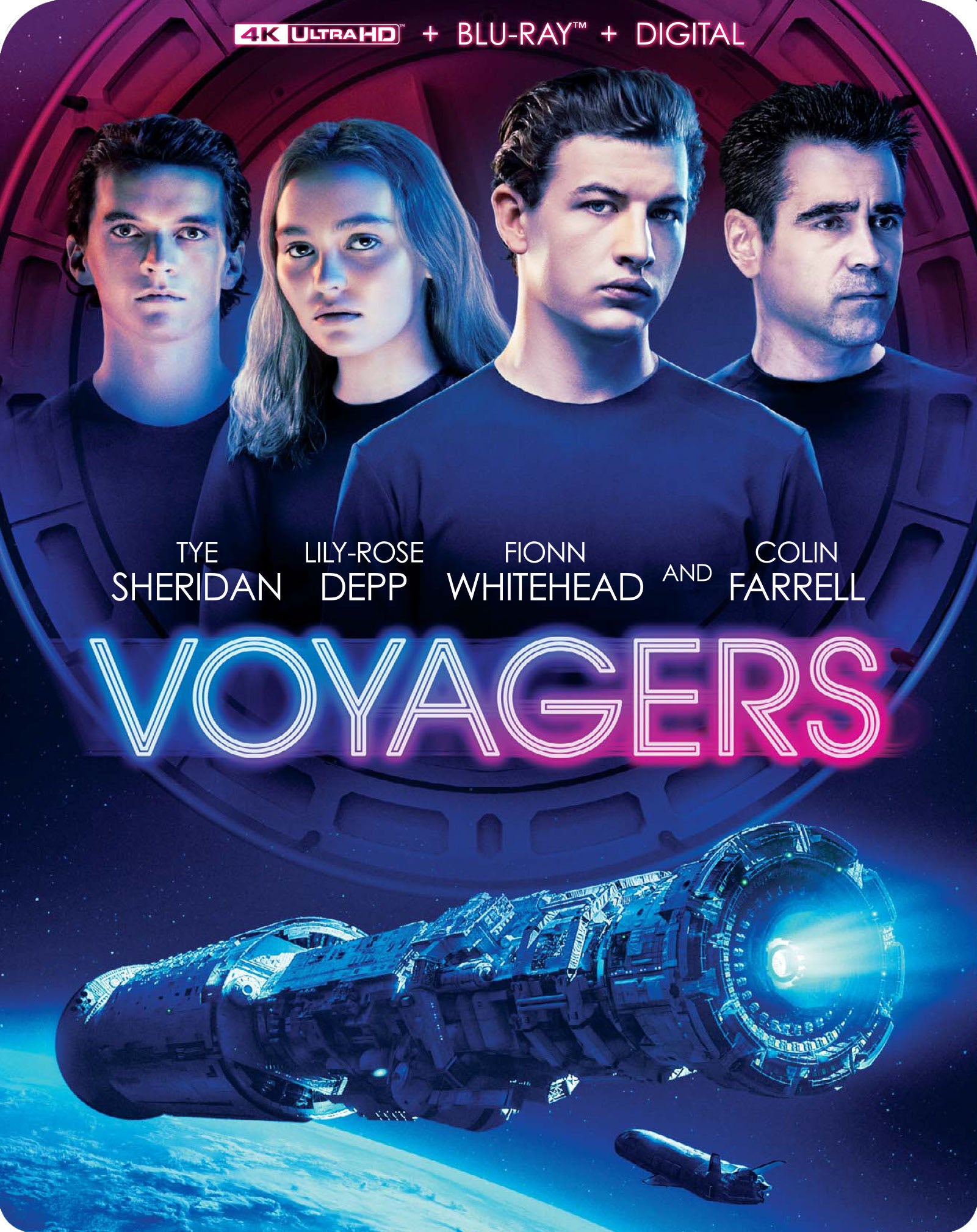Voyagers [Includes Digital Copy] [4K Ultra HD Blu-ray/Blu-ray] cover art