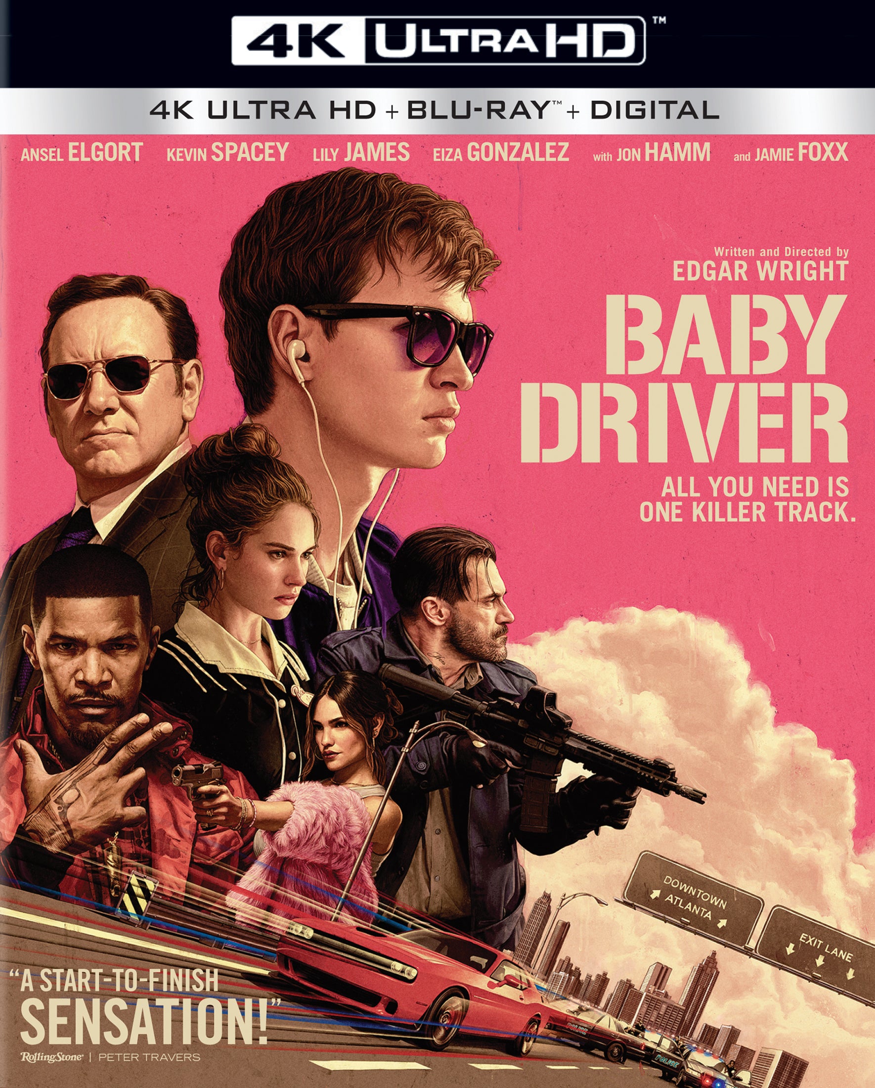 Baby Driver [Includes Digital Copy] [4K Ultra HD Blu-ray/Blu-ray] cover art