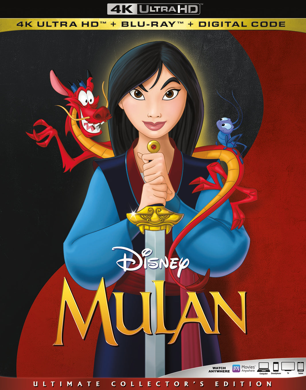 Mulan [Includes Digital Copy] [4K Ultra HD Blu-ray/Blu-ray] cover art