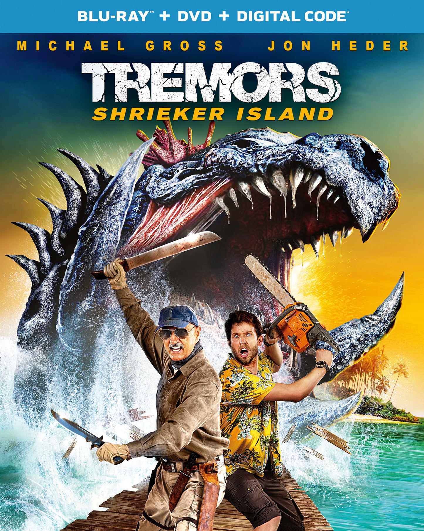 Tremors: Shrieker Island [Includes Digital Copy] [Blu-ray/DVD] cover art