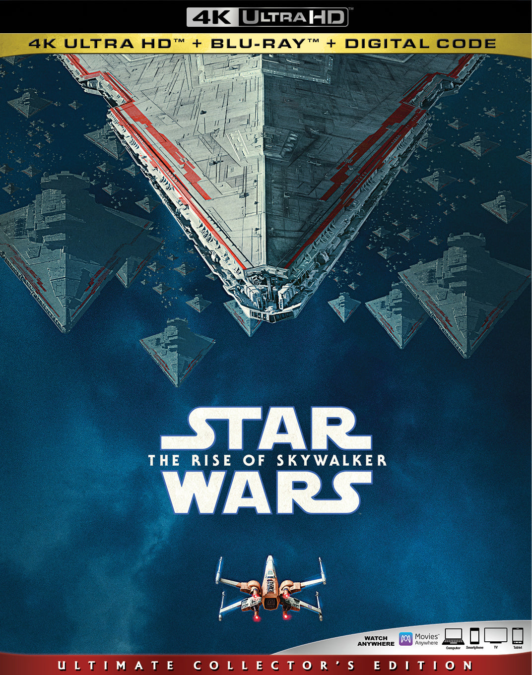 Star Wars: The Rise of Skywalker [Includes Digital Copy] [4K Ultra HD Blu-ray/Blu-ray] cover art