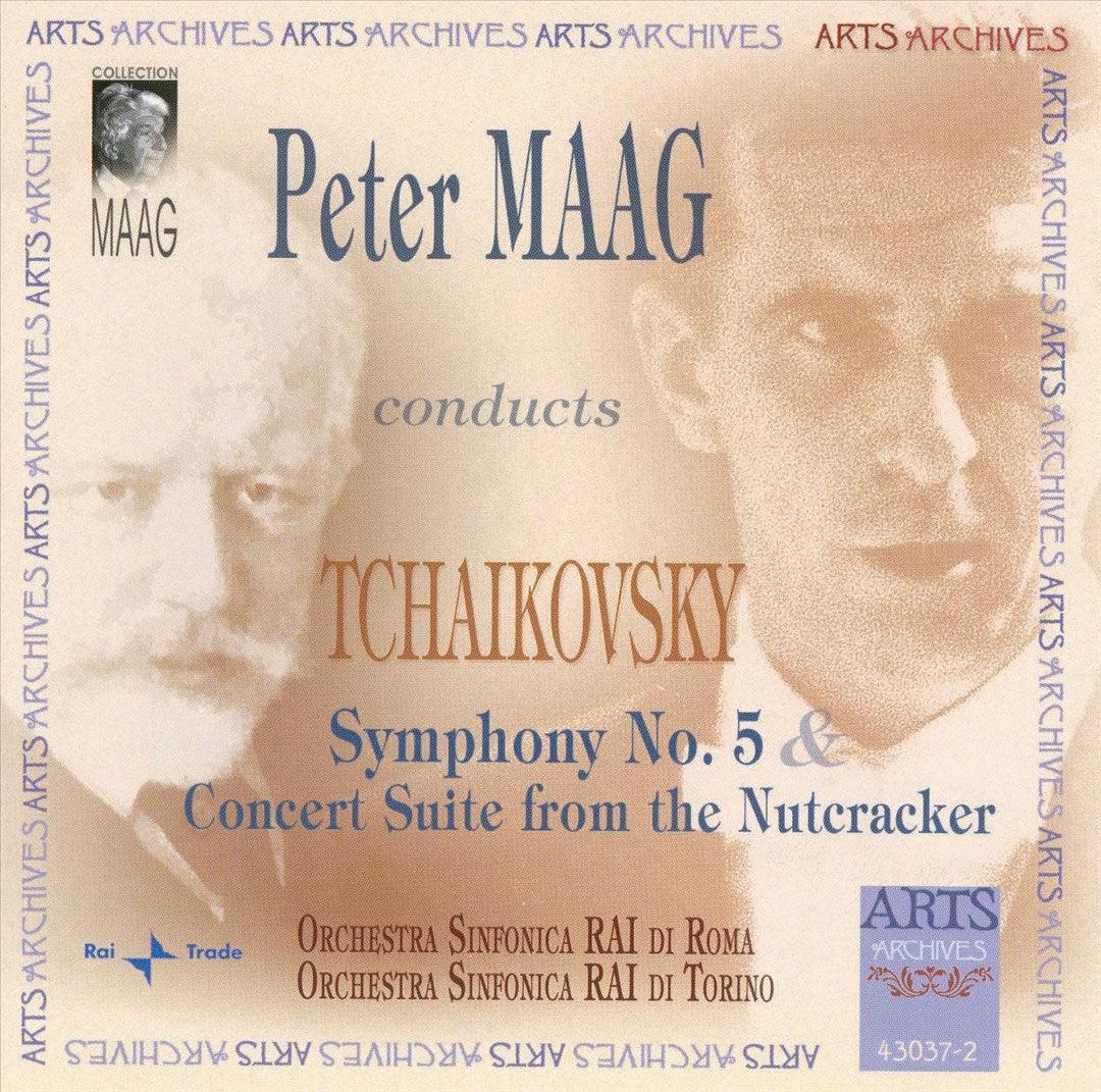 Peter Maag conducts Tchaikovsky Symphony No. 5 & Concerto Suite from the Nutcracker cover art