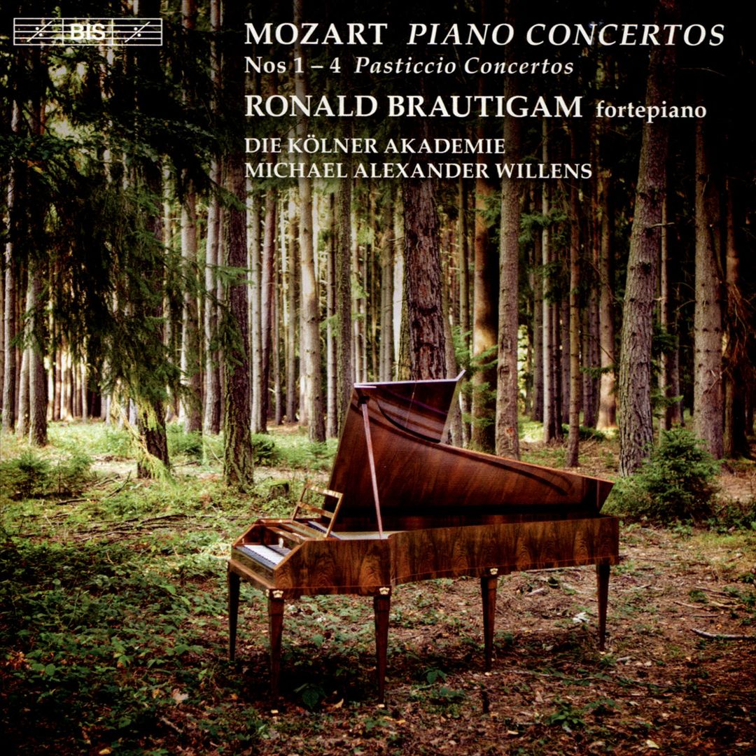 Mozart: Piano Concertos No. 1-4 cover art