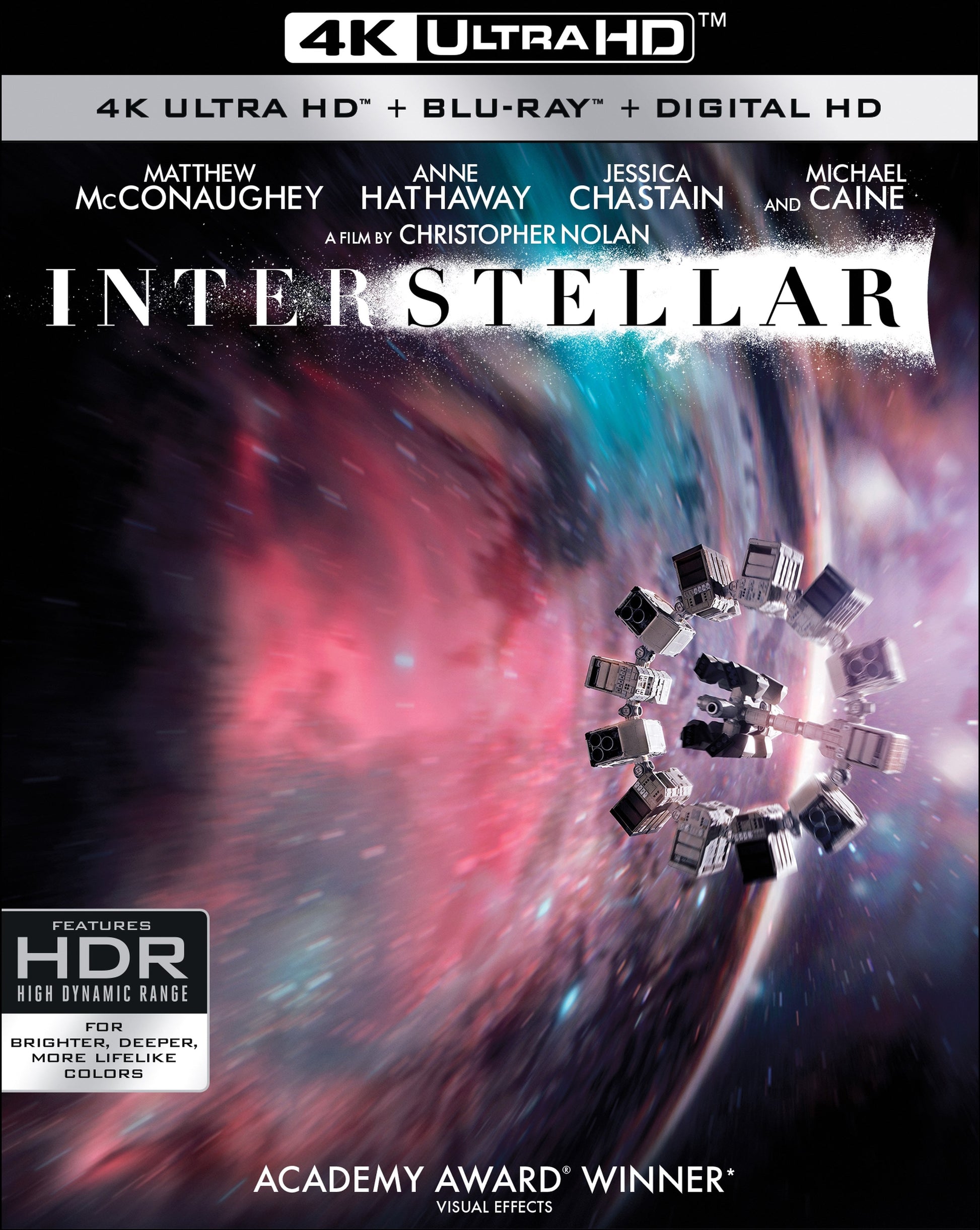 Interstellar [4K Ultra HD Blu-ray] [3 Discs] cover art