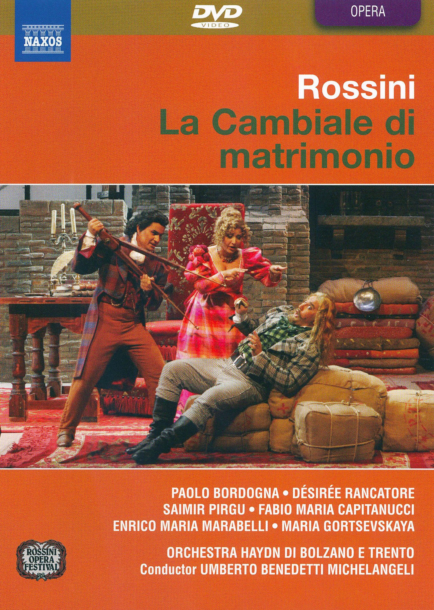 Rossini: La Cambiale di matrimonio [DVD Video] cover art