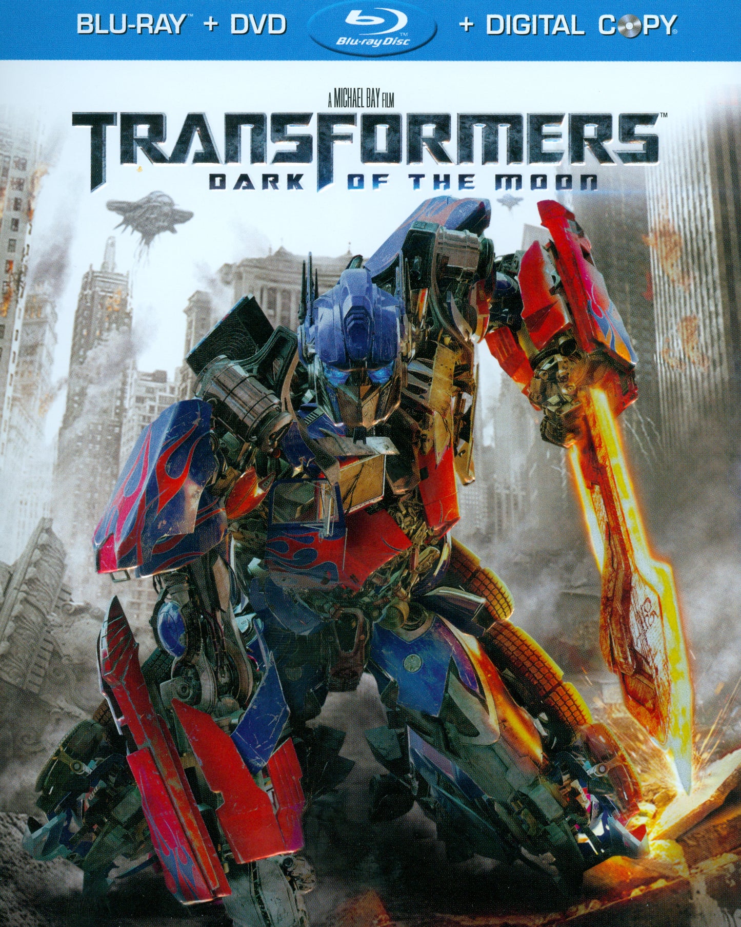 Transformers: Dark of the Moon [2 Discs] [Includes Digital Copy] [Blu-ray/DVD] cover art
