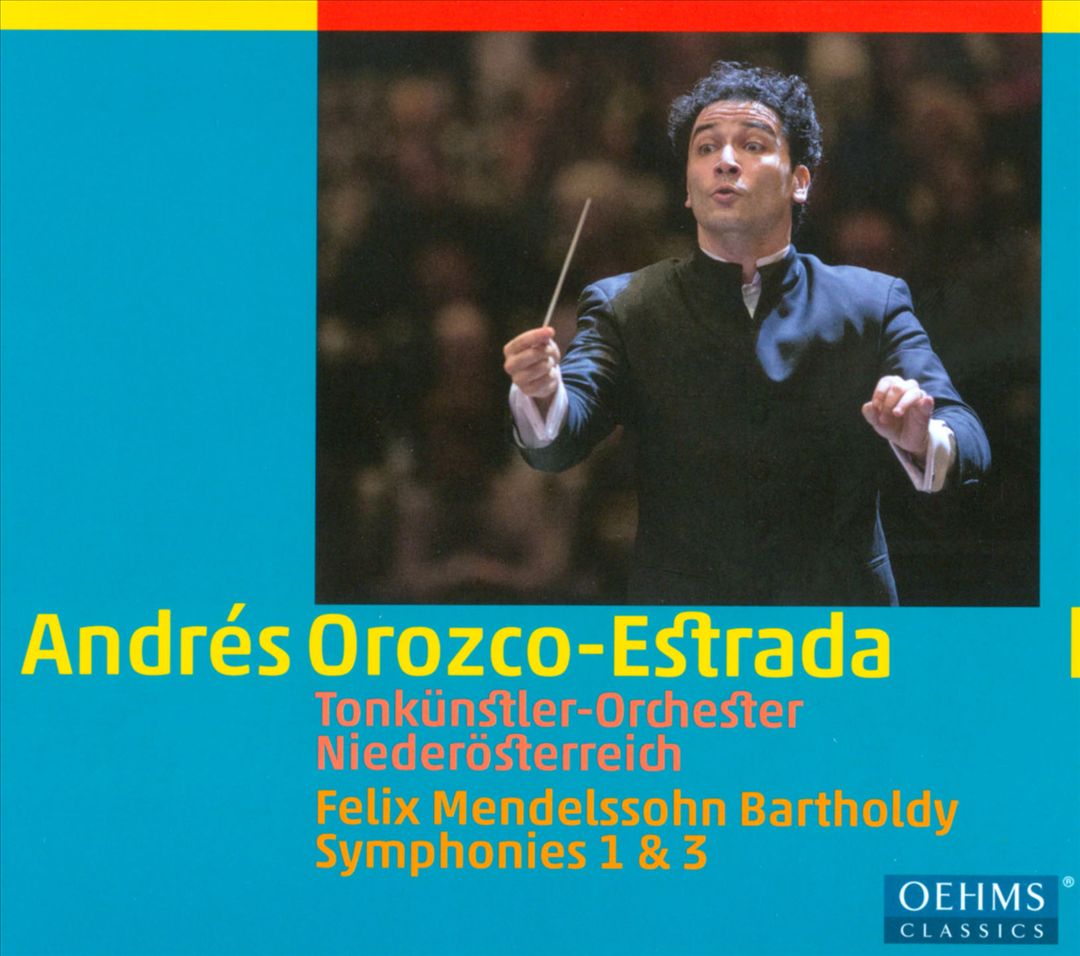 Mendelssohn Bartholdy: Symphonies Nos. 1 & 3 cover art