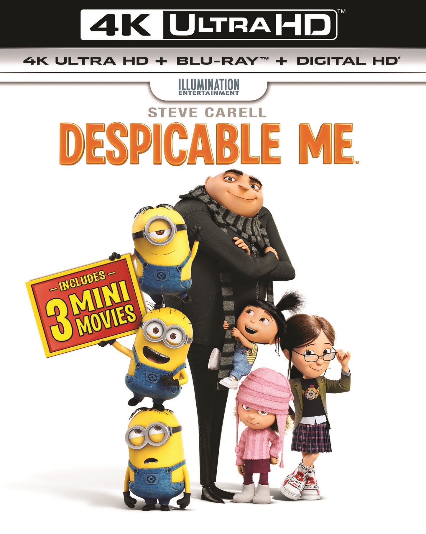Despicable Me [Includes Digital Copy] [4K Ultra HD Blu-ray] [2 Discs] cover art