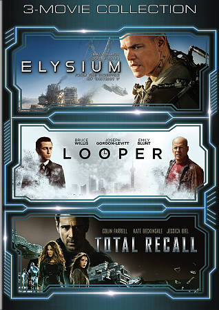 Elysium/Looper/Total Recall cover art