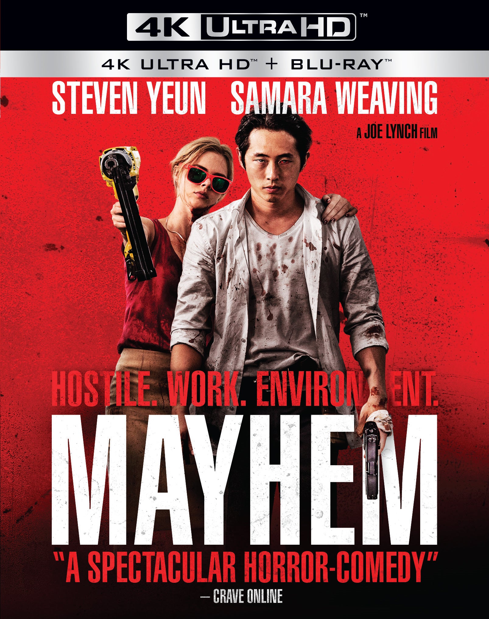 Mayhem [4K Ultra HD Blu-ray/Blu-ray] cover art