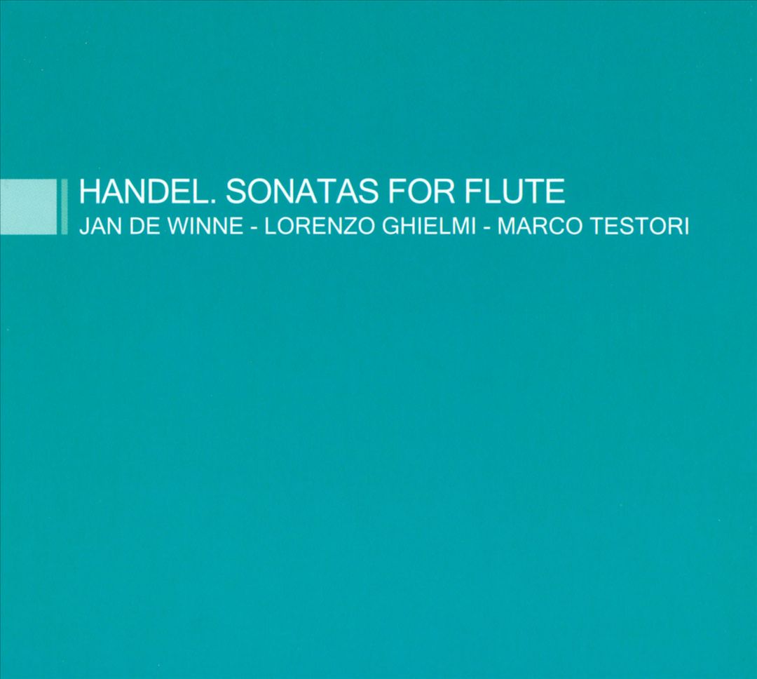 Handel: Sonatas for Flute cover art
