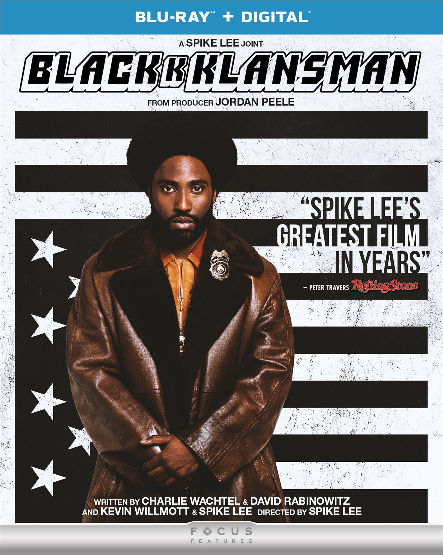 BlacKkKlansman [Includes Digital Copy] [Blu-ray] cover art
