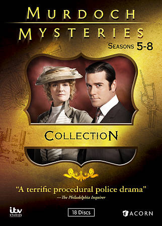 Murdoch Mysteries: Seasons 5-8 cover art