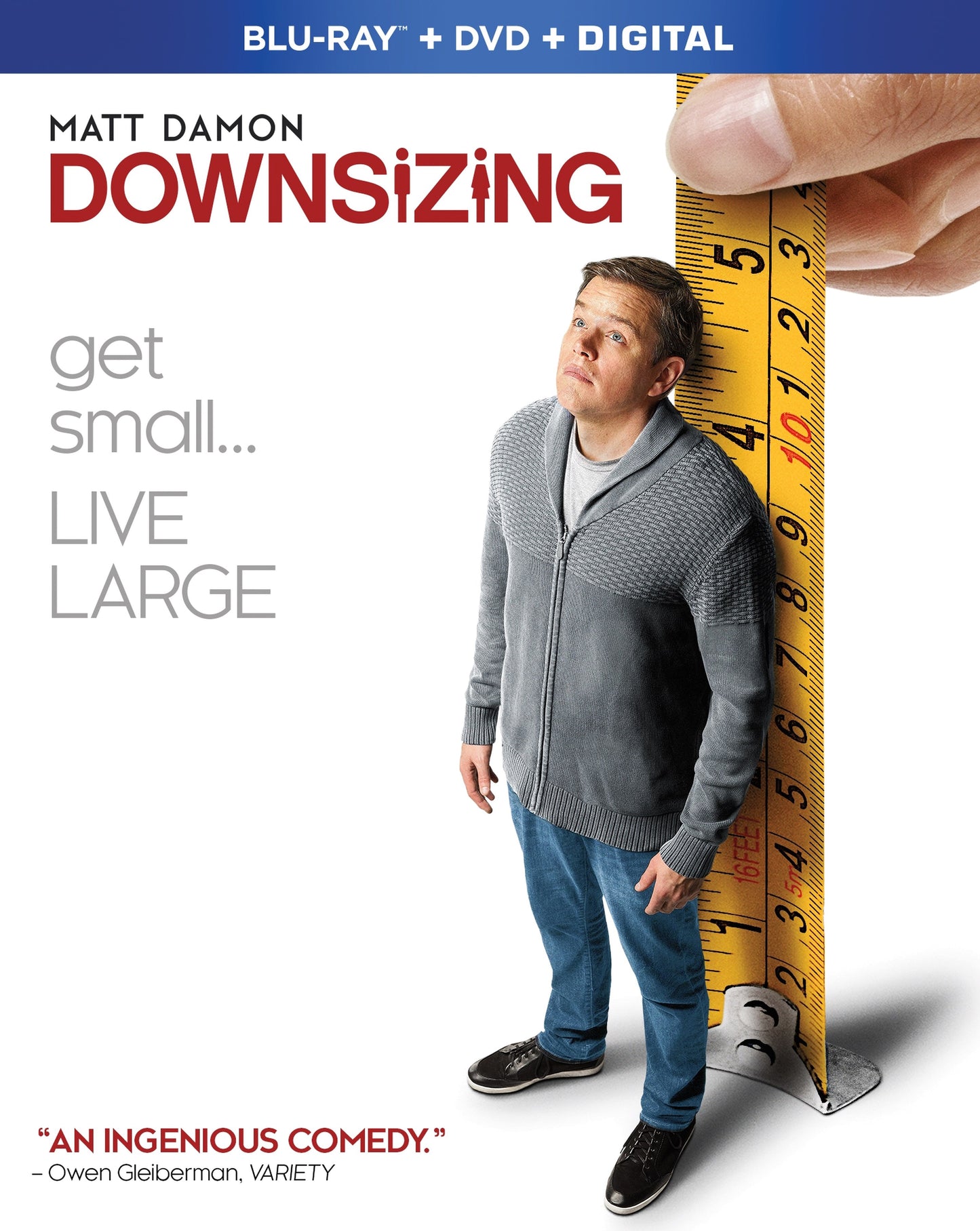 Downsizing [Includes Digital Copy] [Blu-ray/DVD] cover art