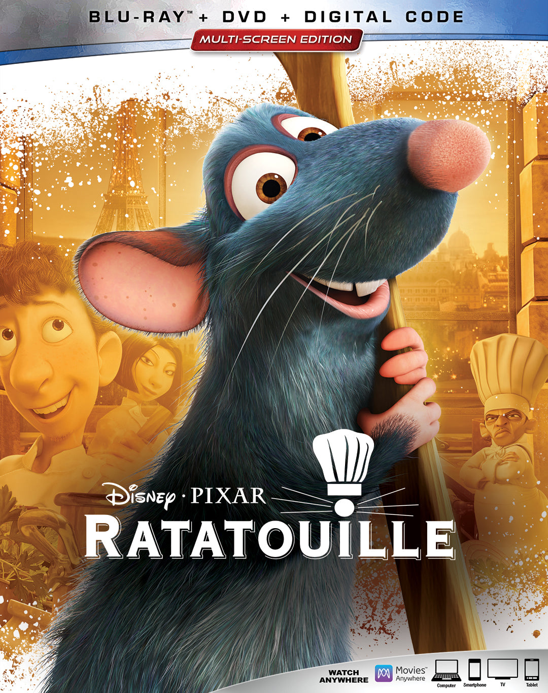 Ratatouille [Includes Digital Copy] [Blu-ray/DVD] cover art