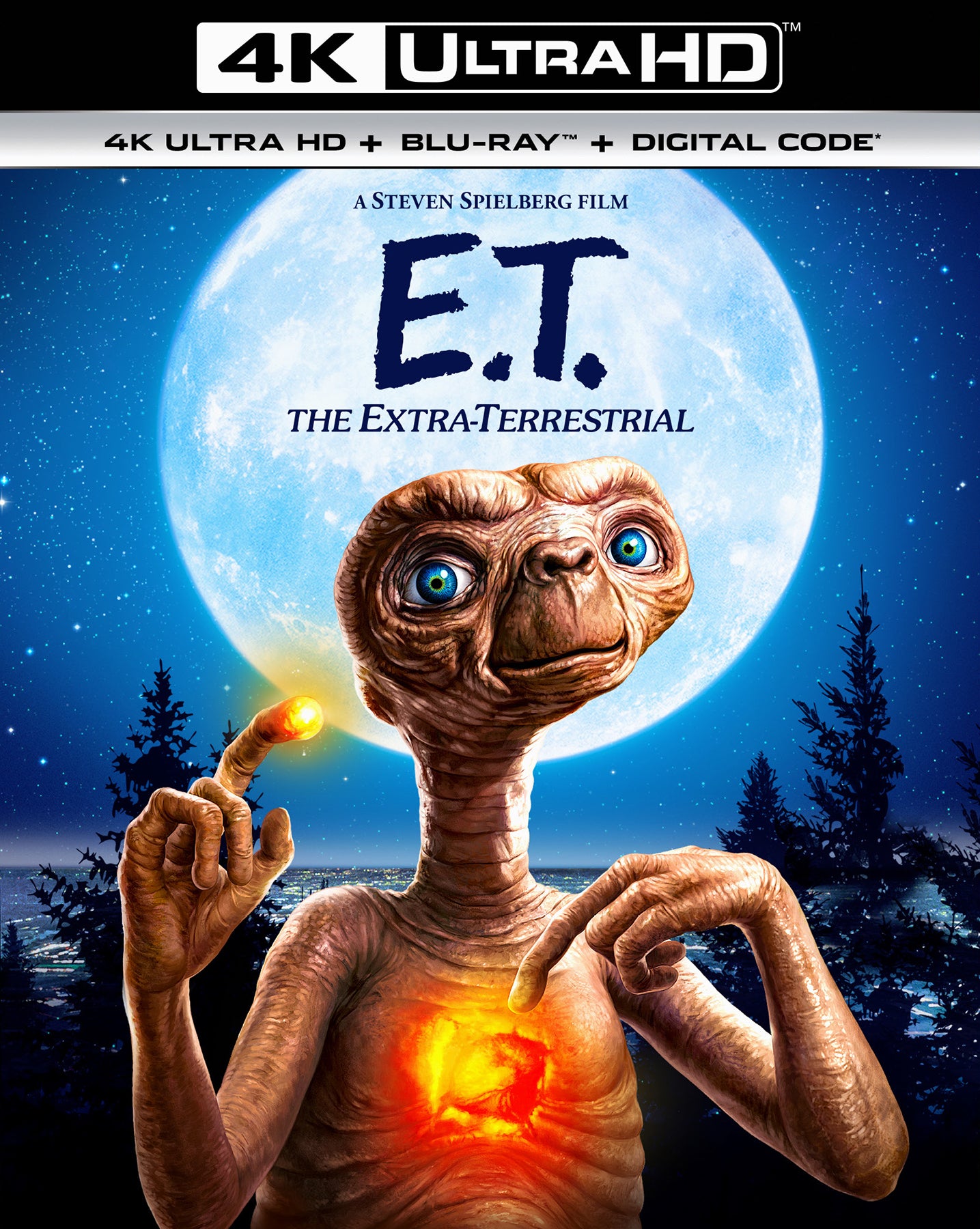 E.T. The Extra-Terrestrial [40th Anniversary Edition] [4K Ultra HD Blu-ray] cover art