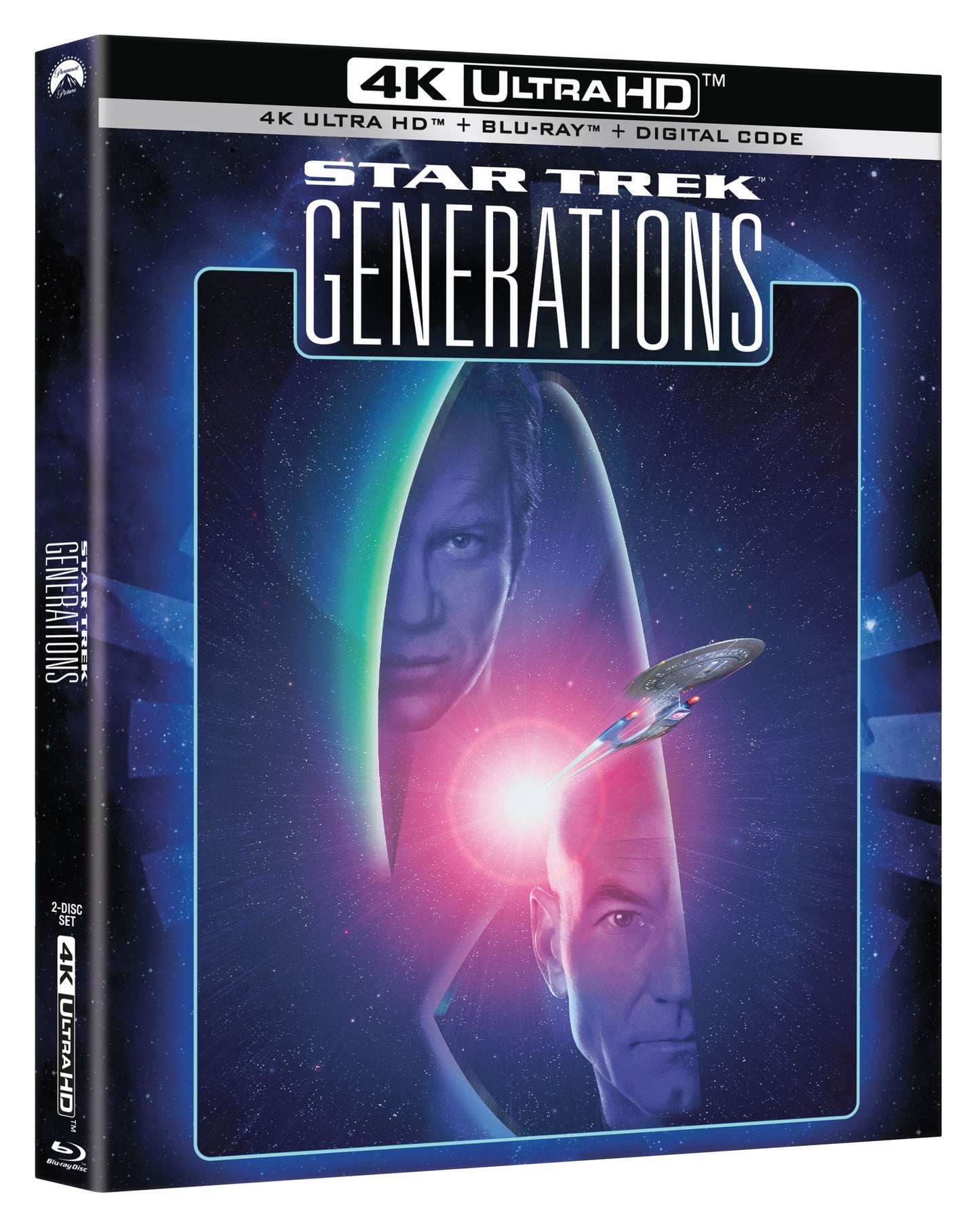 Star Trek VII: Generations [Includes Digital Copy] [4K Ultra HD Blu-ray/Blu-ray] cover art