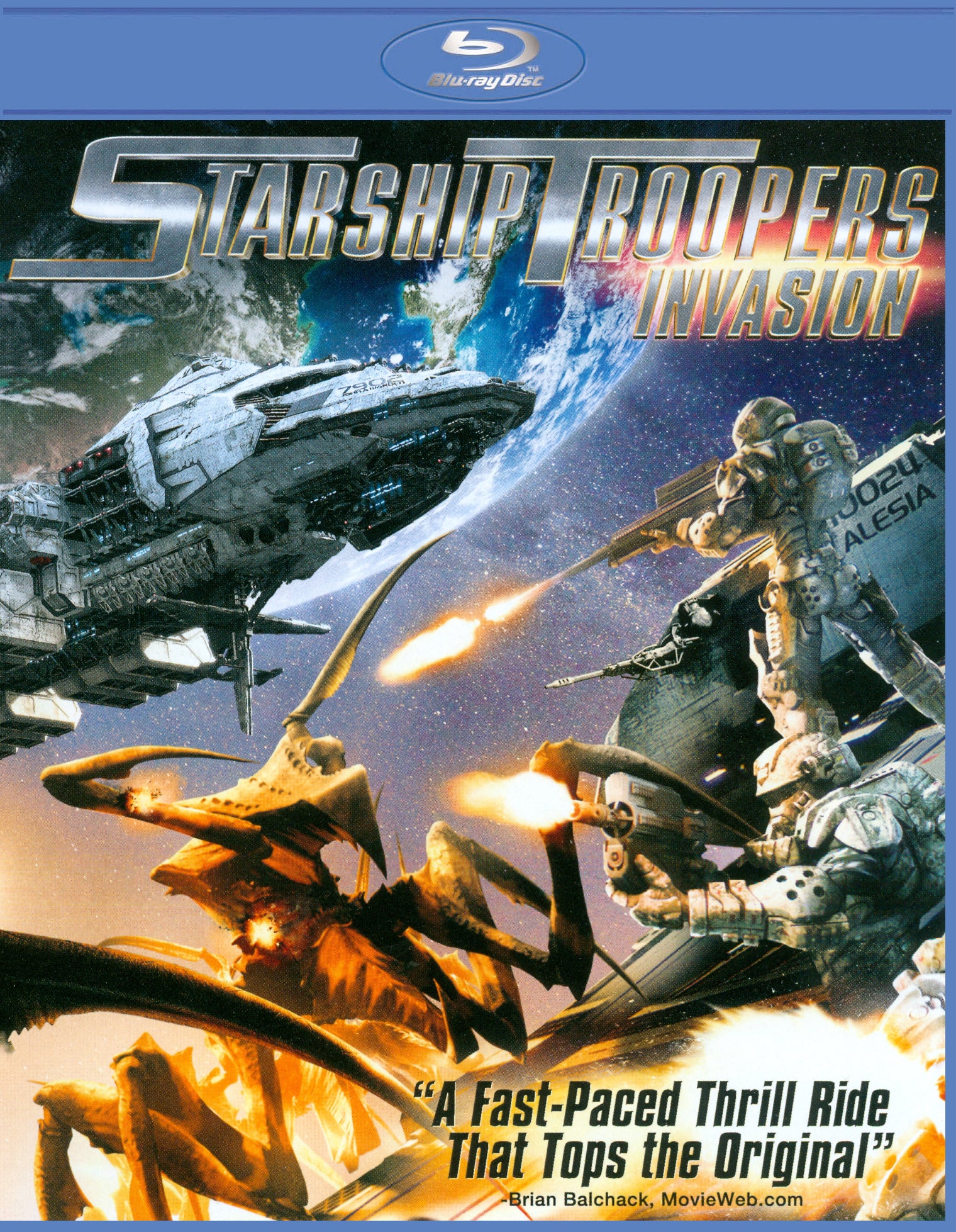 Starship Troopers: Invasion [Blu-ray] [Includes Digital Copy] cover art