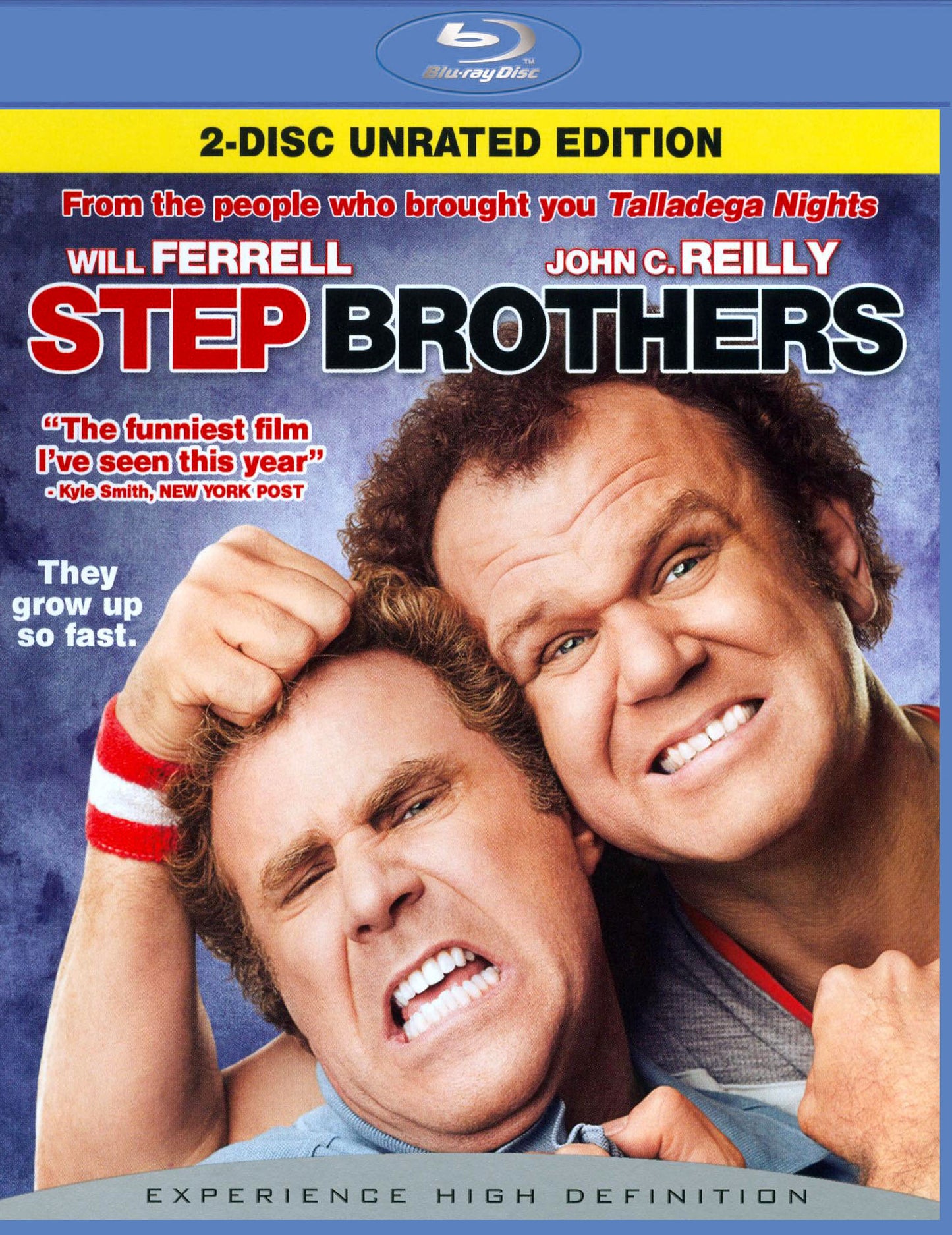 Step Brothers [WS] [Unrated/Rated] [2 Discs] [Blu-ray] cover art