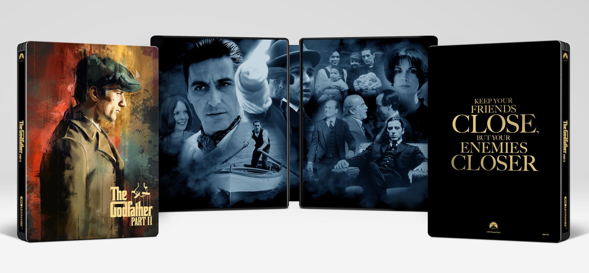 Godfather Part II [SteelBook] [Includes Digital Copy] [4K Ultra HD Blu-ray] cover art