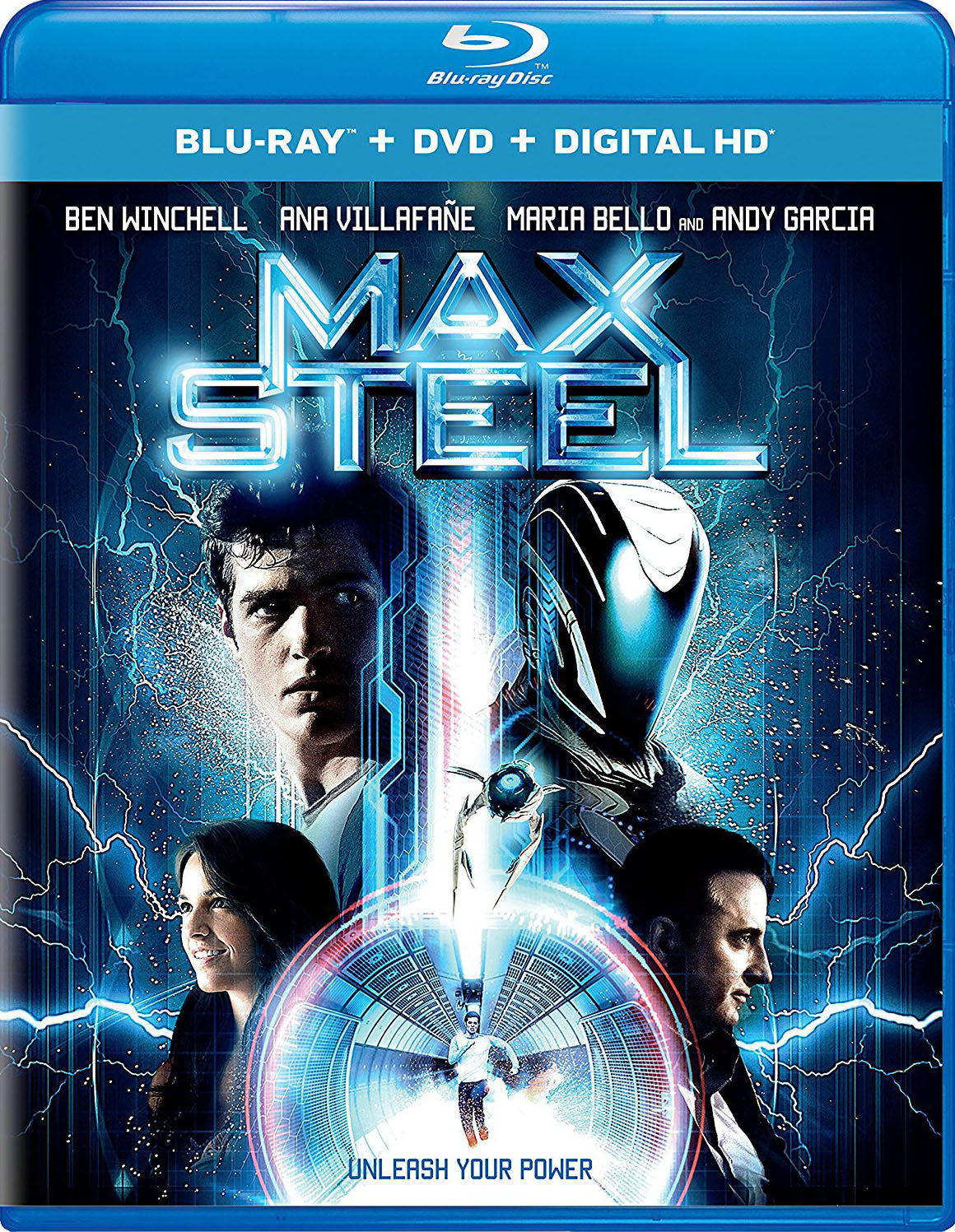Max Steel [Includes Digital Copy] [Blu-ray/DVD] [2 Discs] cover art