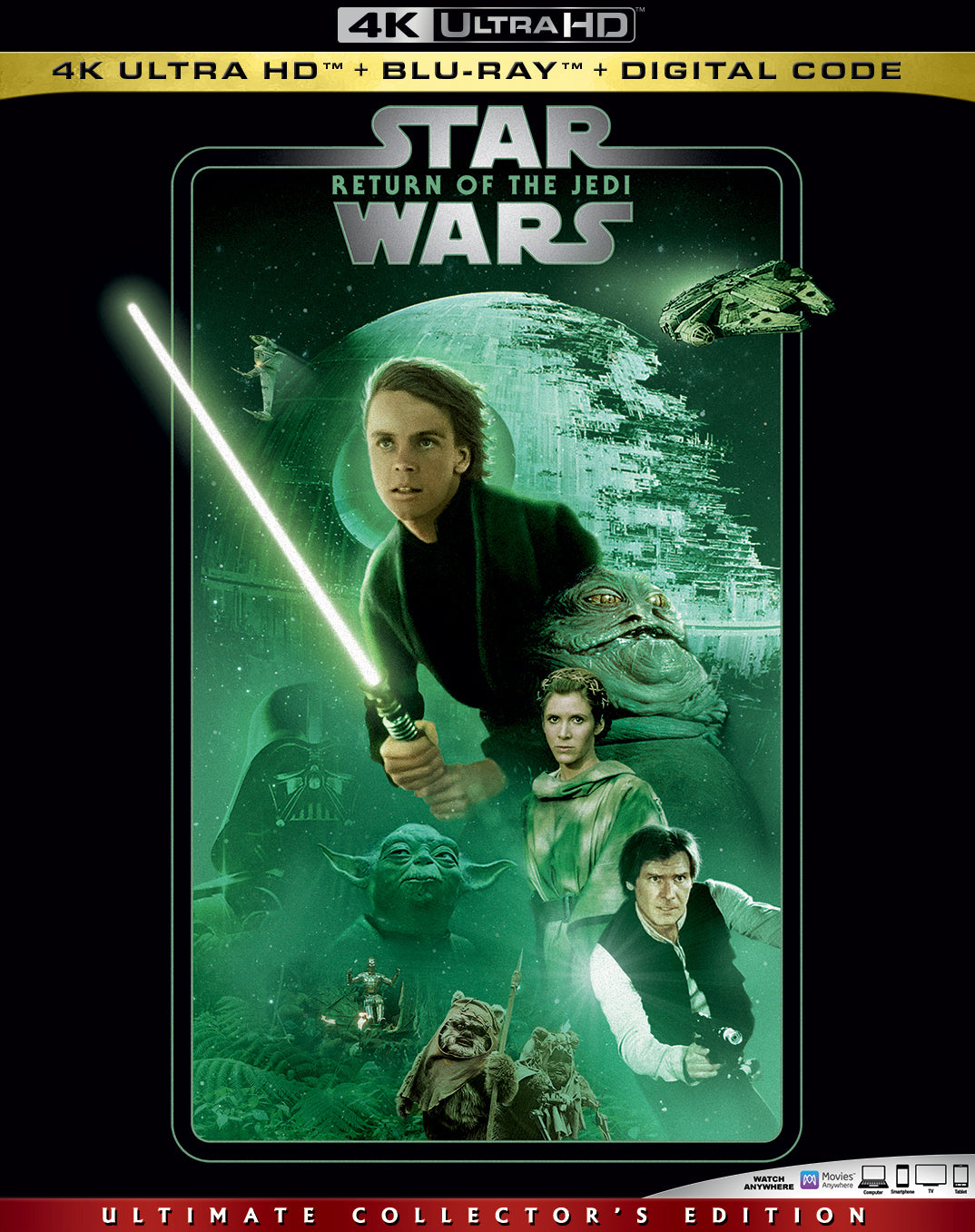 Star Wars: Return of the Jedi [Includes Digital Copy] [4K Ultra HD Blu-ray/Blu-ray] cover art