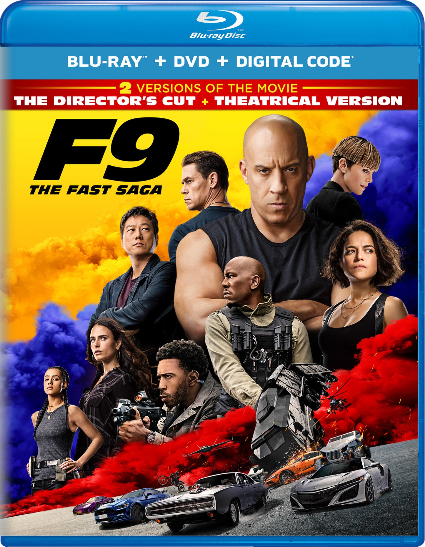 F9: The Fast Saga [Includes Digital Copy] [Blu-ray/DVD] cover art