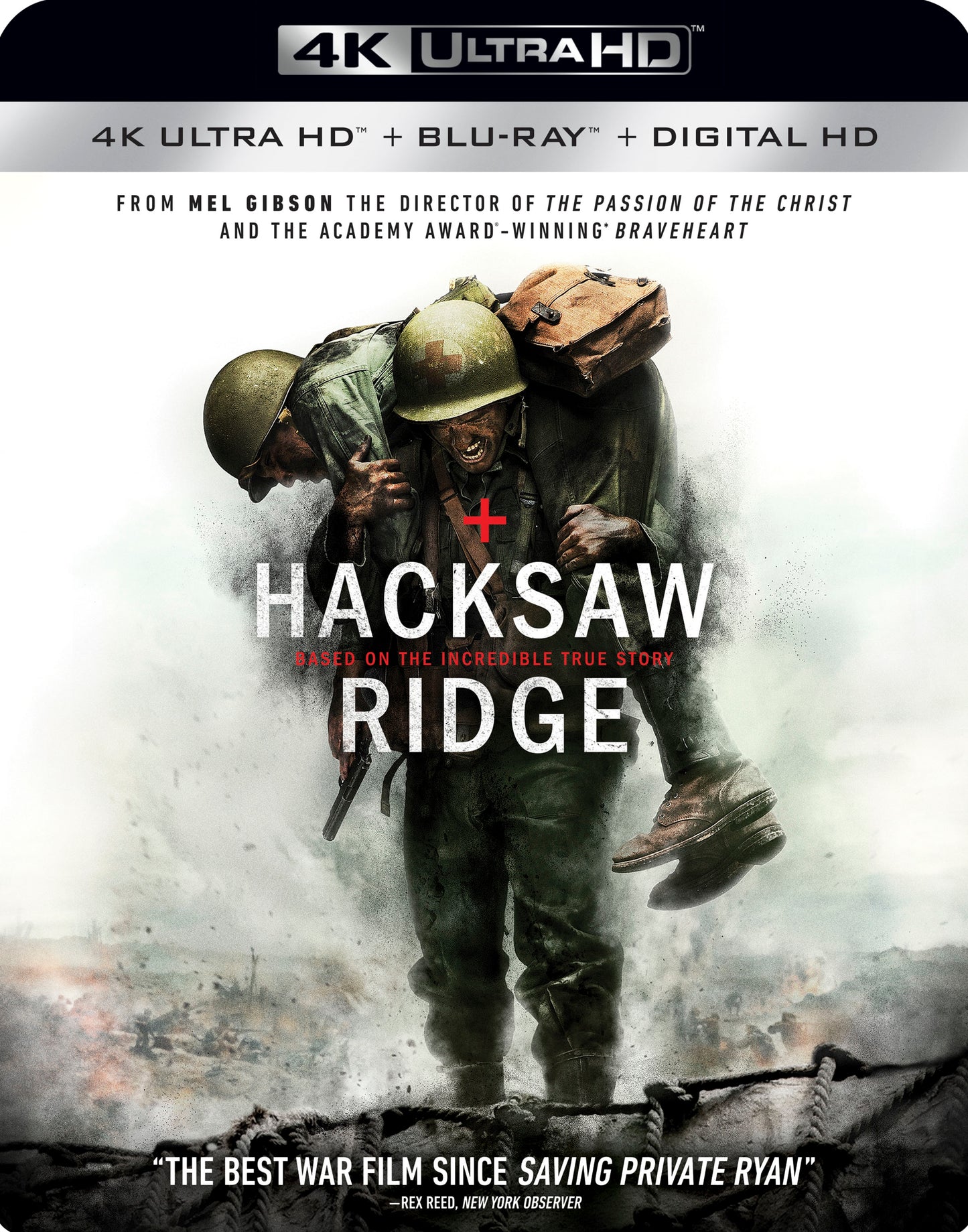 Hacksaw Ridge [Includes Digital Copy] [4K Ultra HD Blu-ray/Blu-ray] cover art