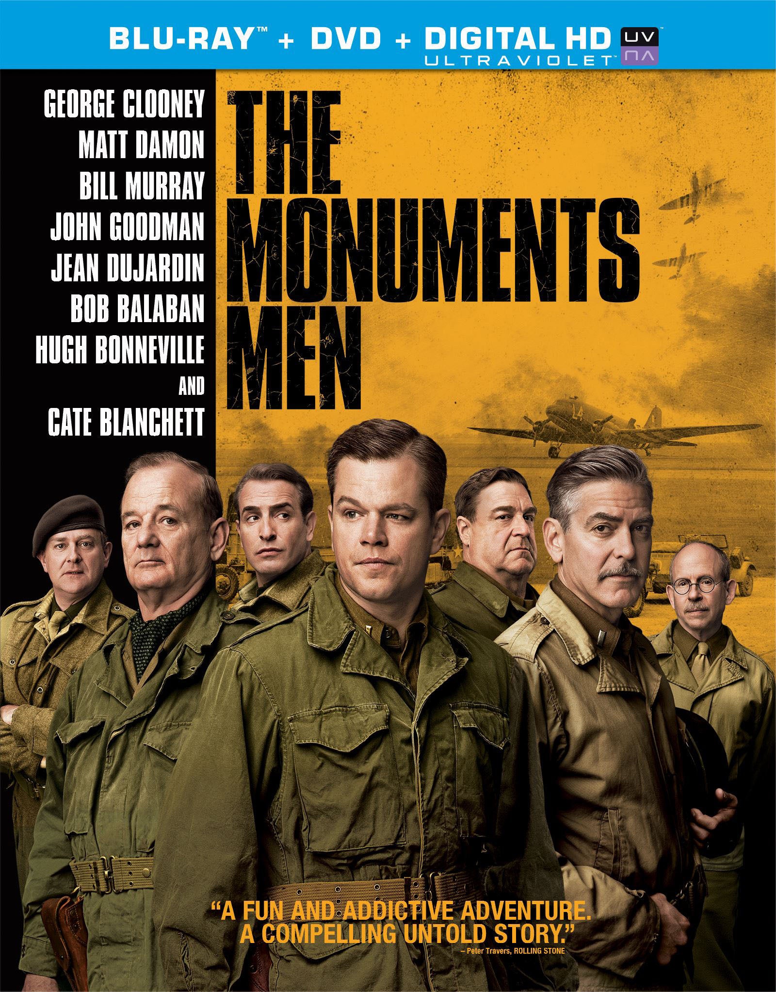 Monuments Men [2 Discs] [Includes Digital Copy] [Blu-ray/DVD] cover art