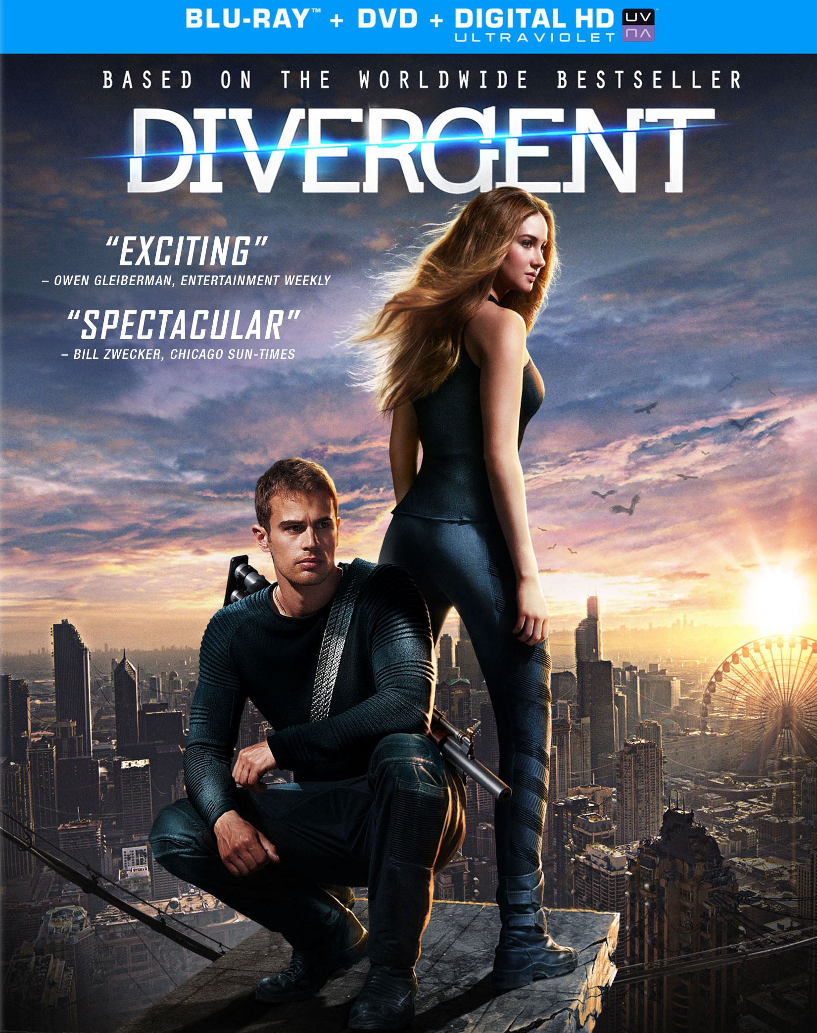 Divergent [2 Discs] [Includes Digital Copy] [Blu-ray/DVD] cover art