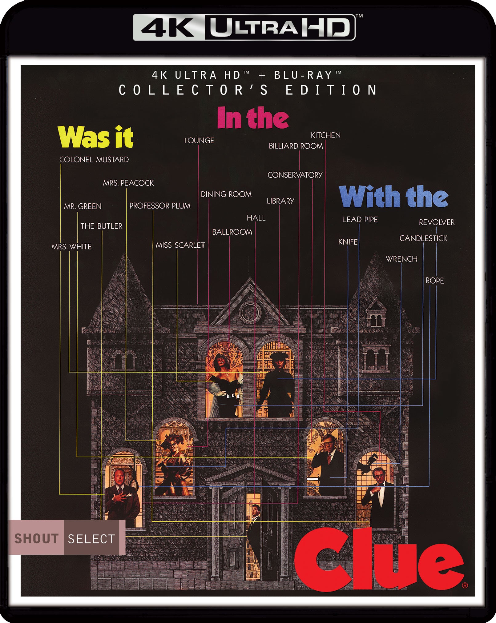 Clue [Collector's Edition] [4K Ultra HD Blu-ray/Blu-ray] cover art