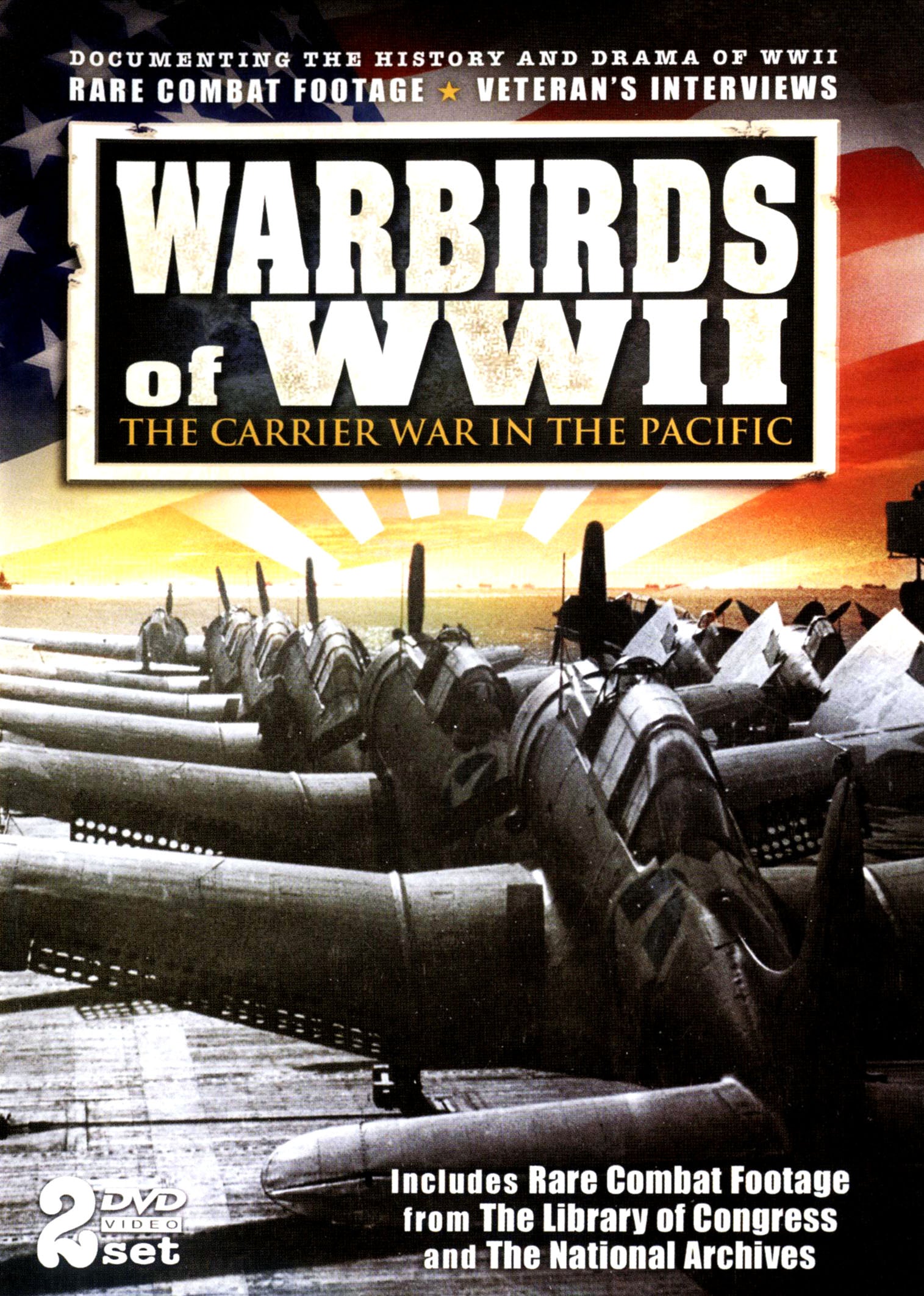Warbirds of WWII: The Carrier War in the Pacific [2 Discs] cover art