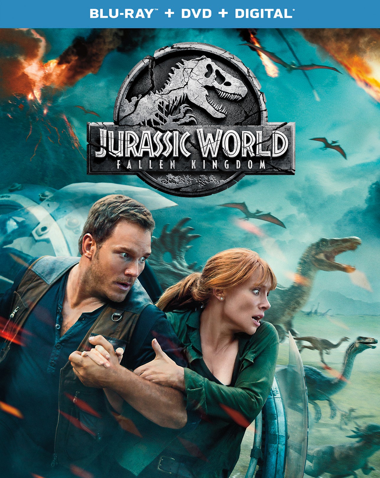 Jurassic World: Fallen Kingdom [Blu-ray/DVD] cover art