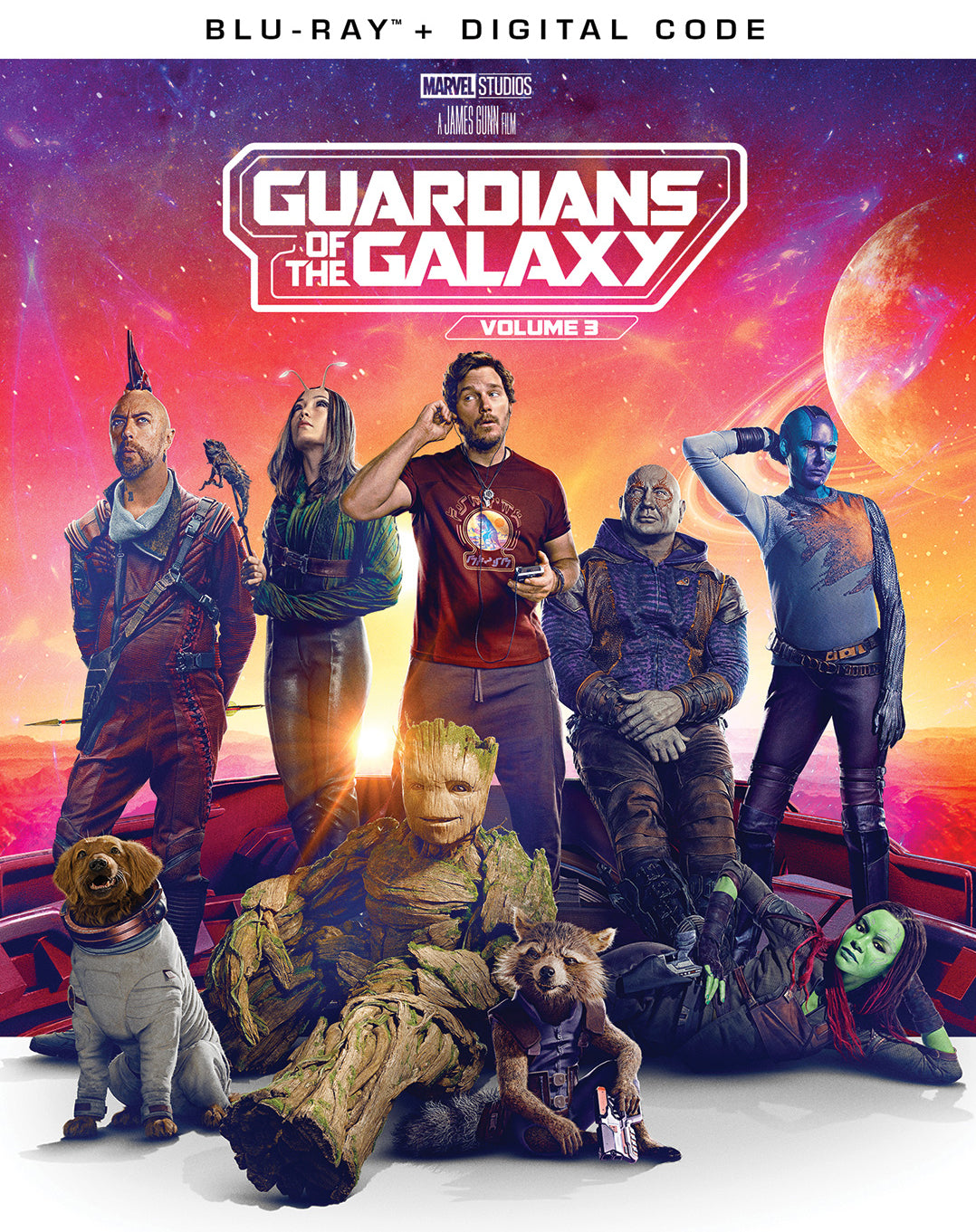 Guardians of the Galaxy Vol. 3 [Includes Digital Copy] [Blu-ray] cover art