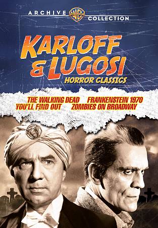 Karloff & Lugosi Horror Classics cover art