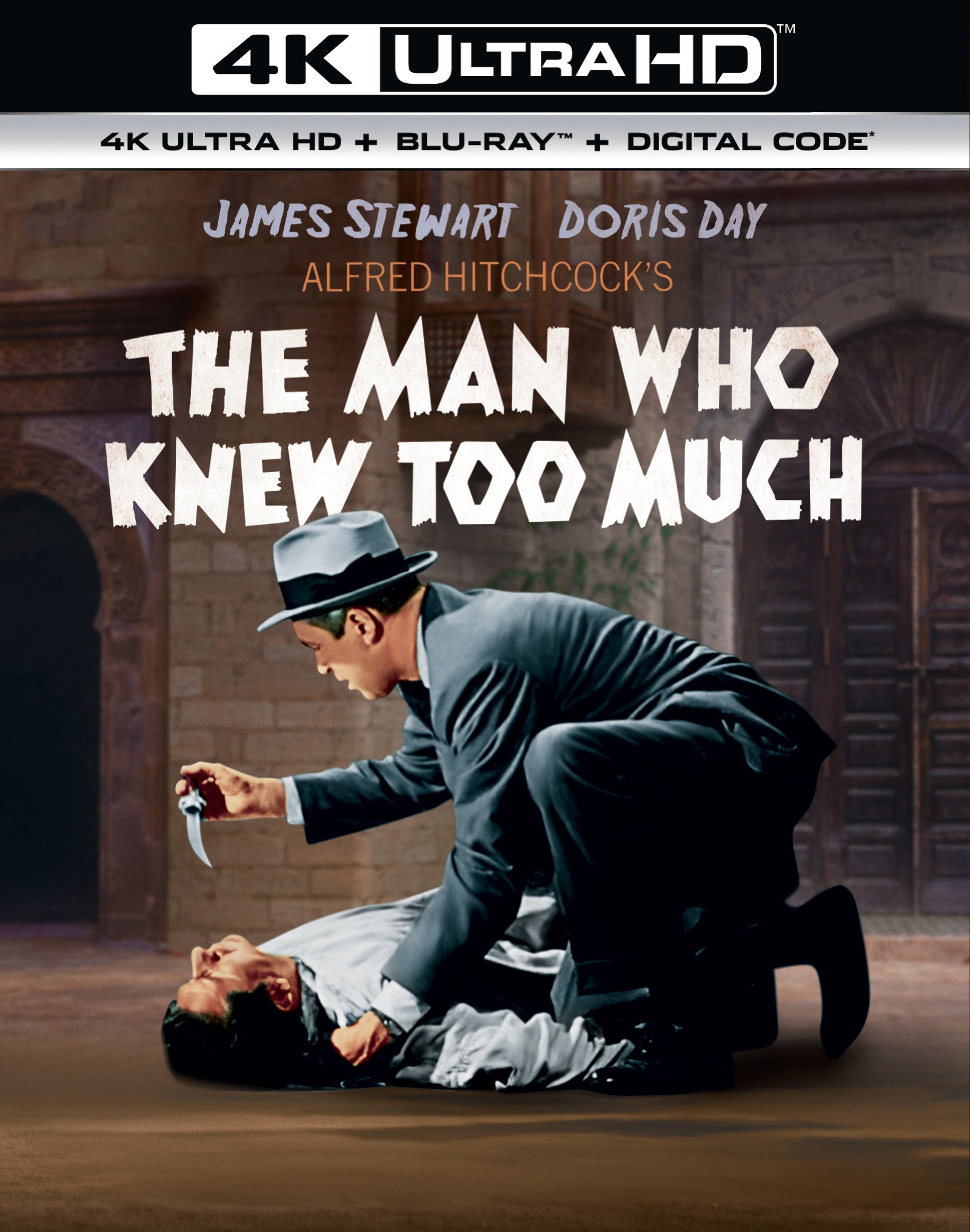Man Who Knew Too Much [Includes Digital Copy] [4K Ultra HD Blu-ray/Blu-ray] cover art