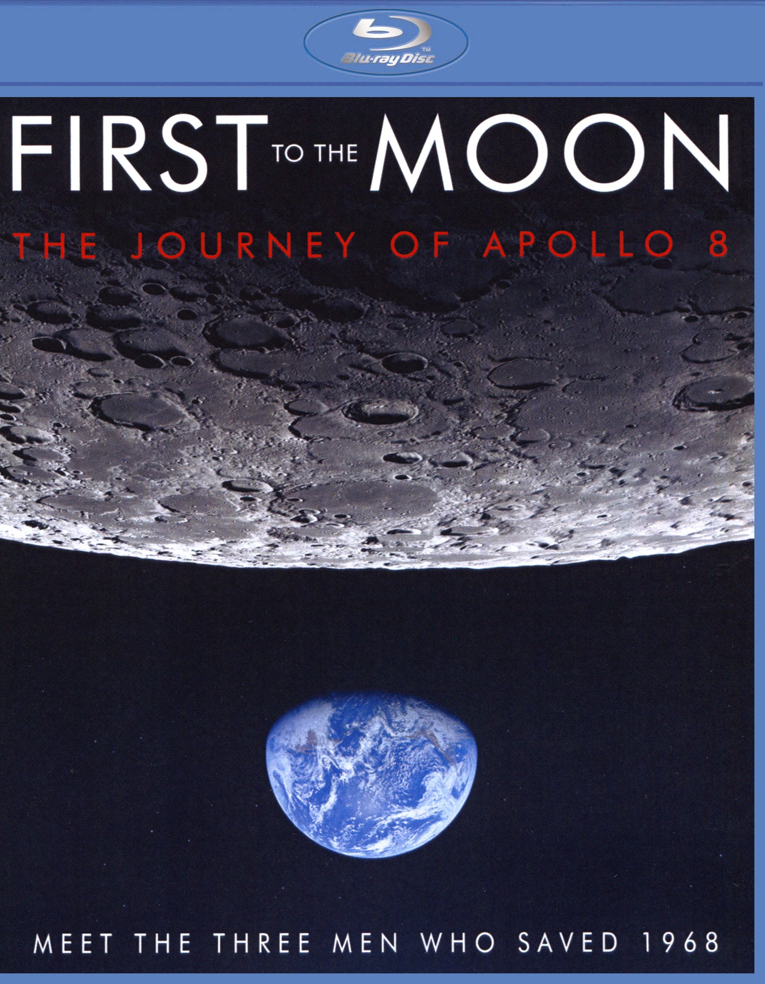 First to the Moon: The Journey of Apollo 8 [Blu-ray] cover art